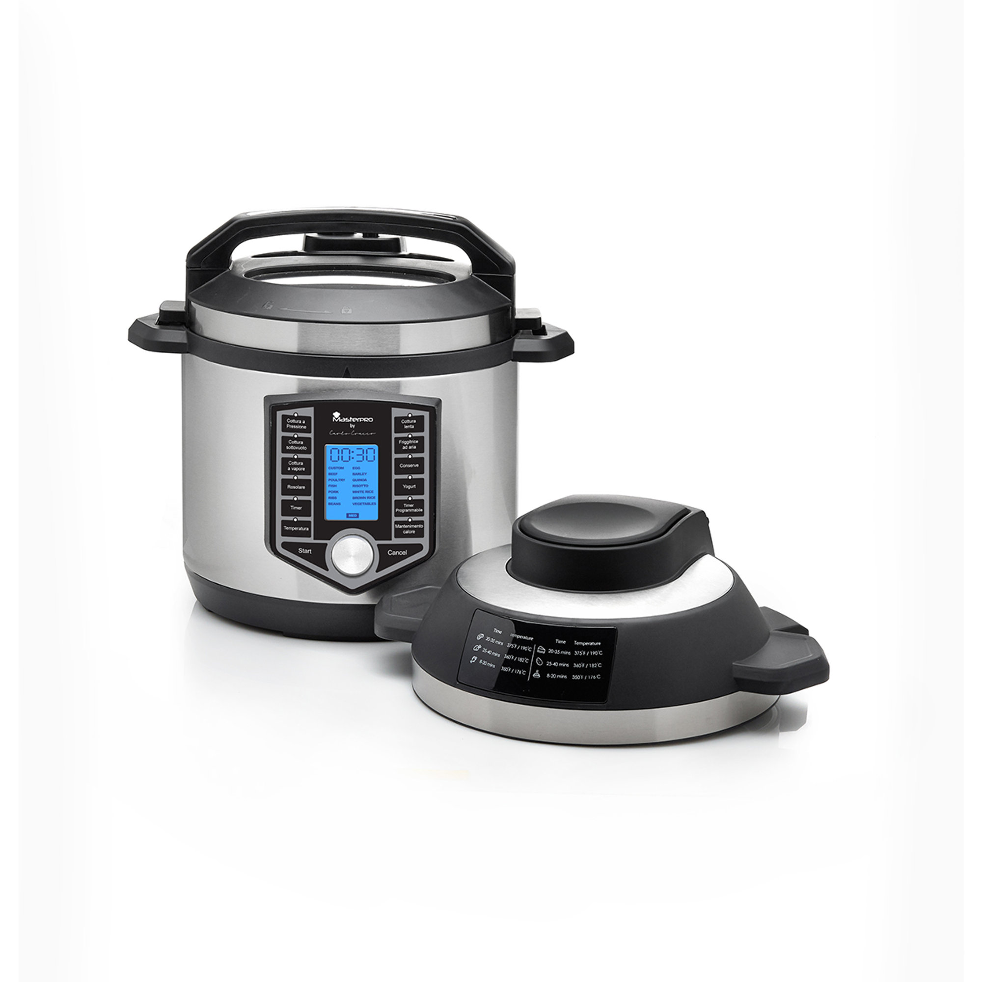 Frycook 1200W 6L con 12 programmi Masterpro by Carlo Cracco MASTERPRO by Carlo Cracco vista1