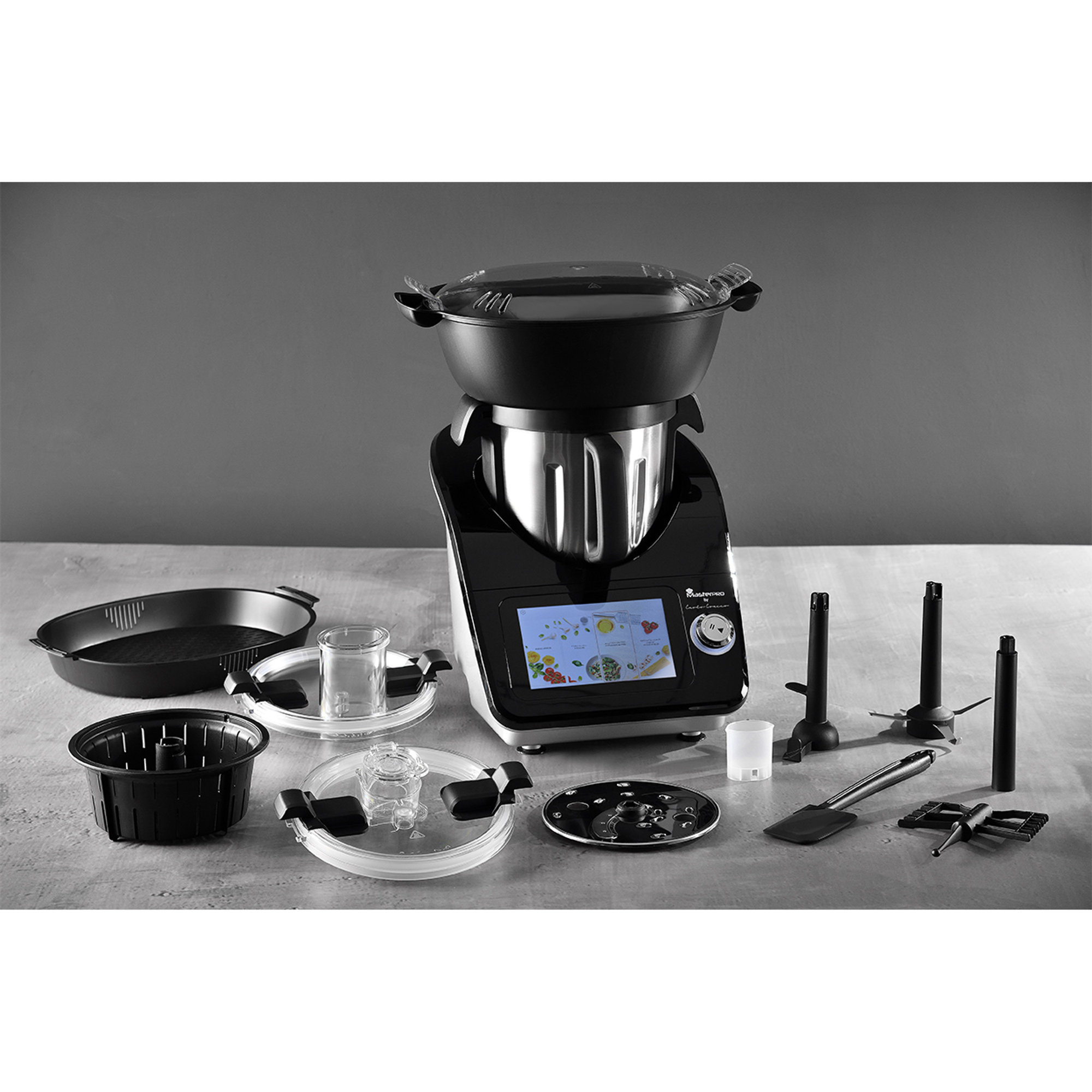 Thermo Cooker Robot Wi-Fi 4.5L 1000W Masterpro by Carlo Cracco MASTERPRO by Carlo Cracco vista3