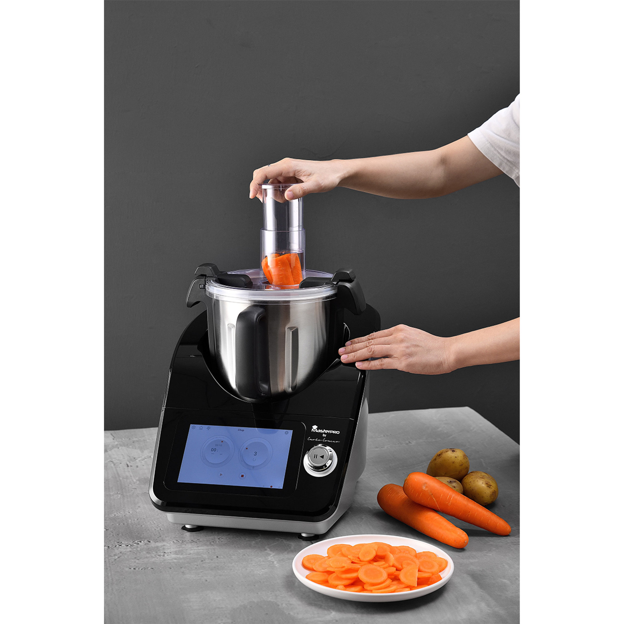 Thermo Cooker Robot Wi-Fi 4.5L 1000W Masterpro by Carlo Cracco MASTERPRO by Carlo Cracco vista6