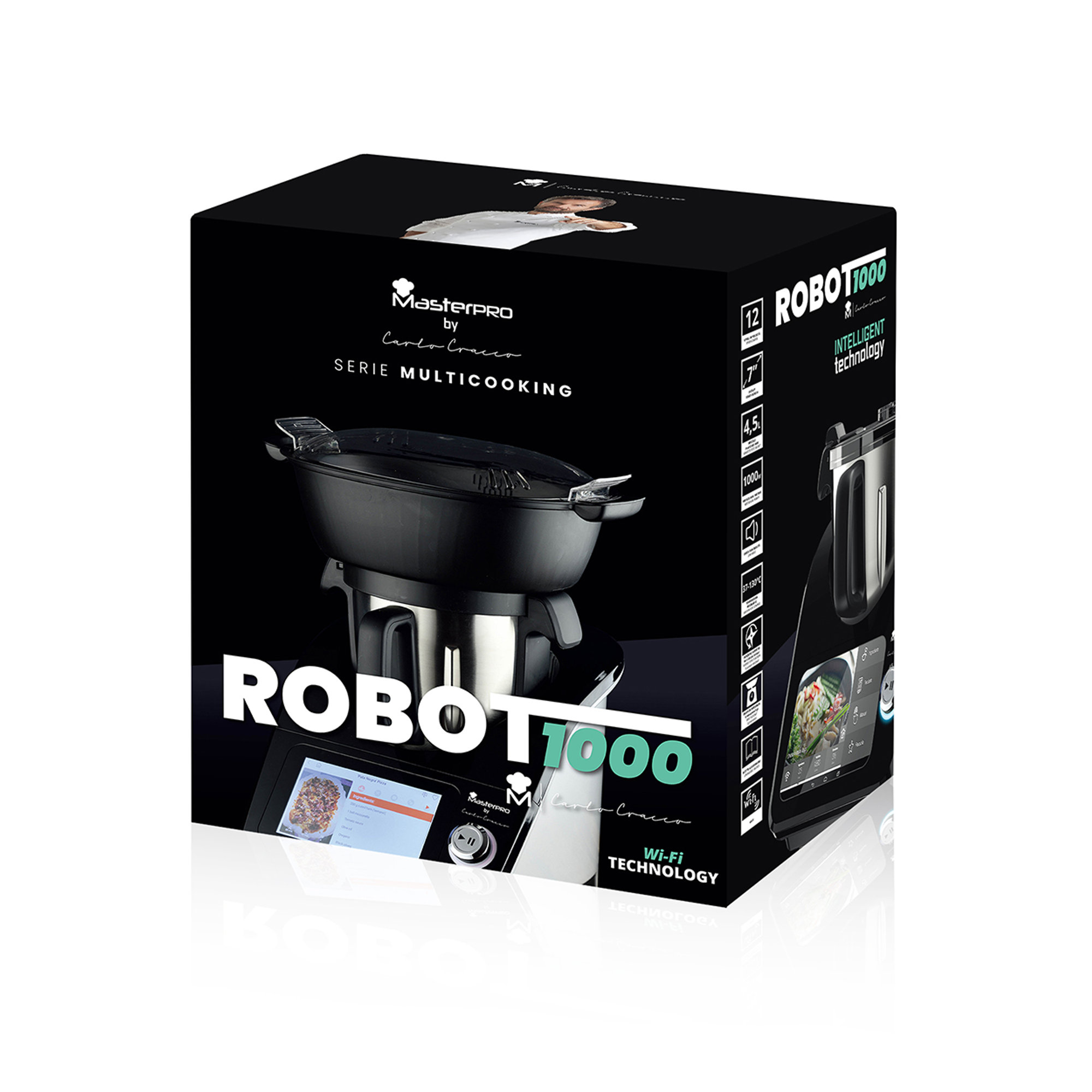 Thermo Cooker Robot Wi-Fi 4.5L 1000W Masterpro by Carlo Cracco MASTERPRO by Carlo Cracco vista8