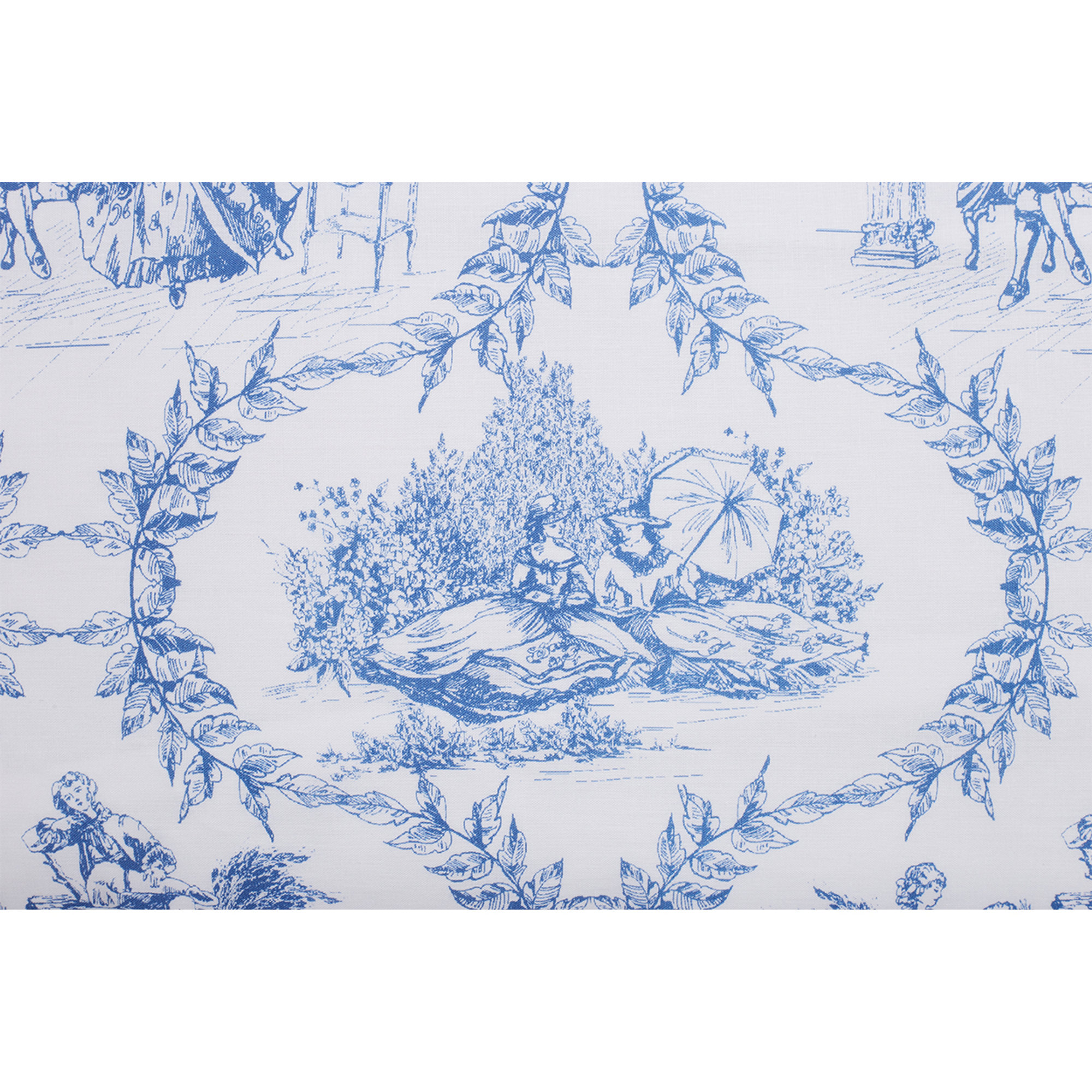 Cuscino arredo in cotone Toile de Jouy Olimpia Toile De Jouy vista2