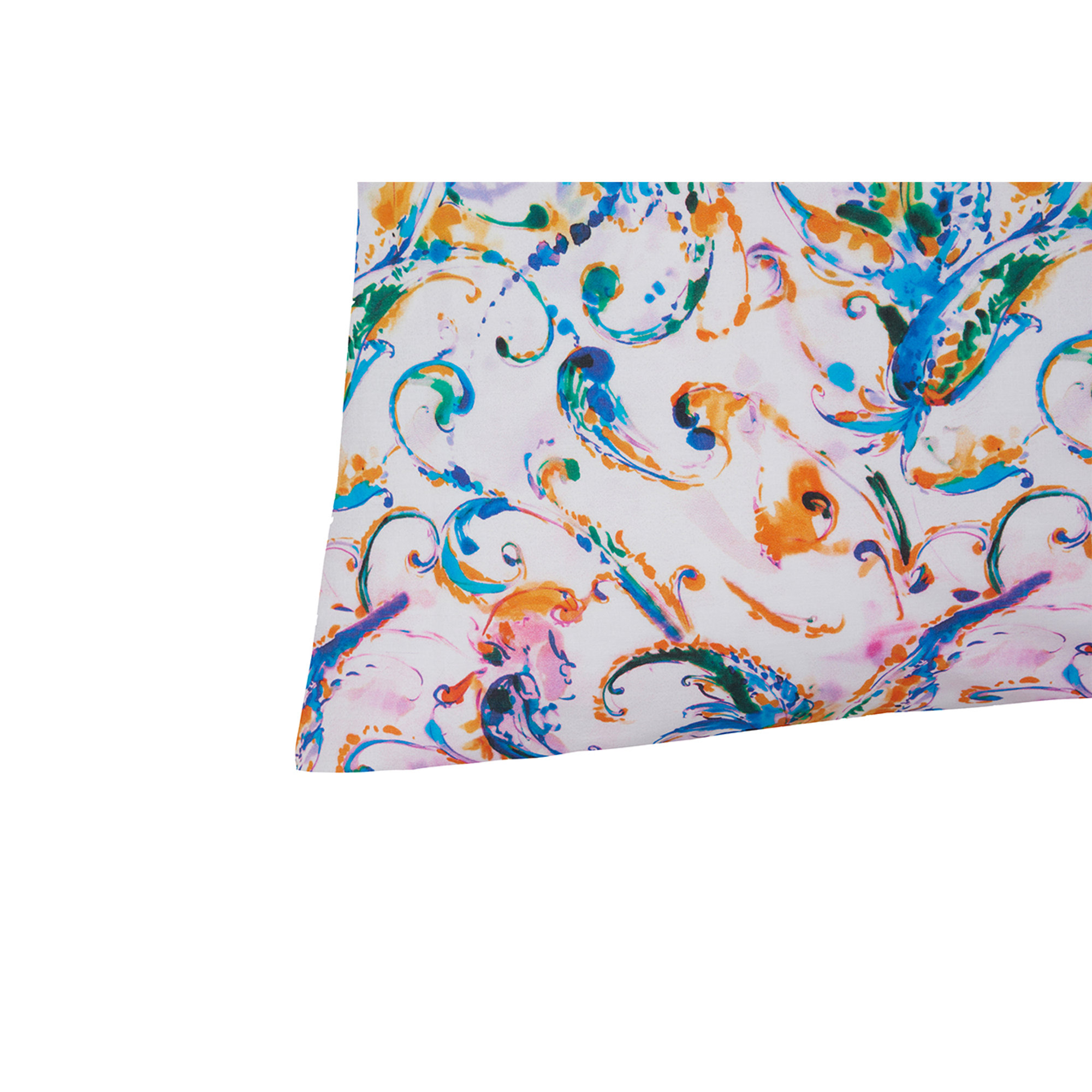 Completo letto in cotone Paisley Acquamarina Stile Paisley vista3