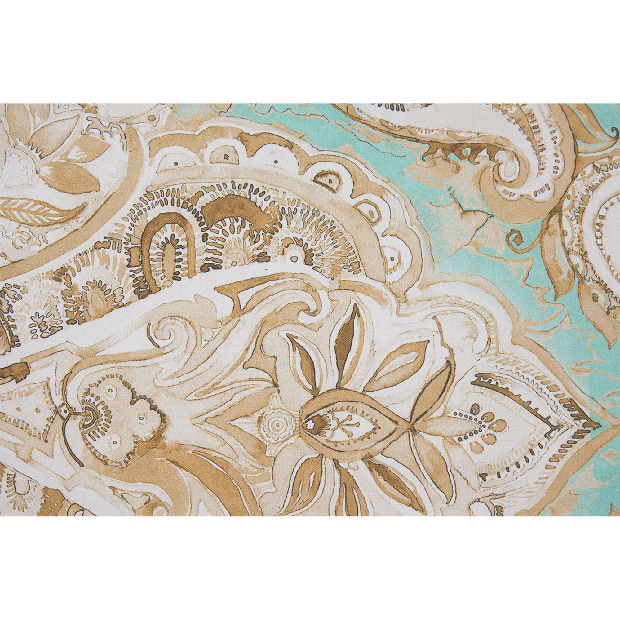 Completo letto in cotone Paisley verde Stile Paisley vista5
