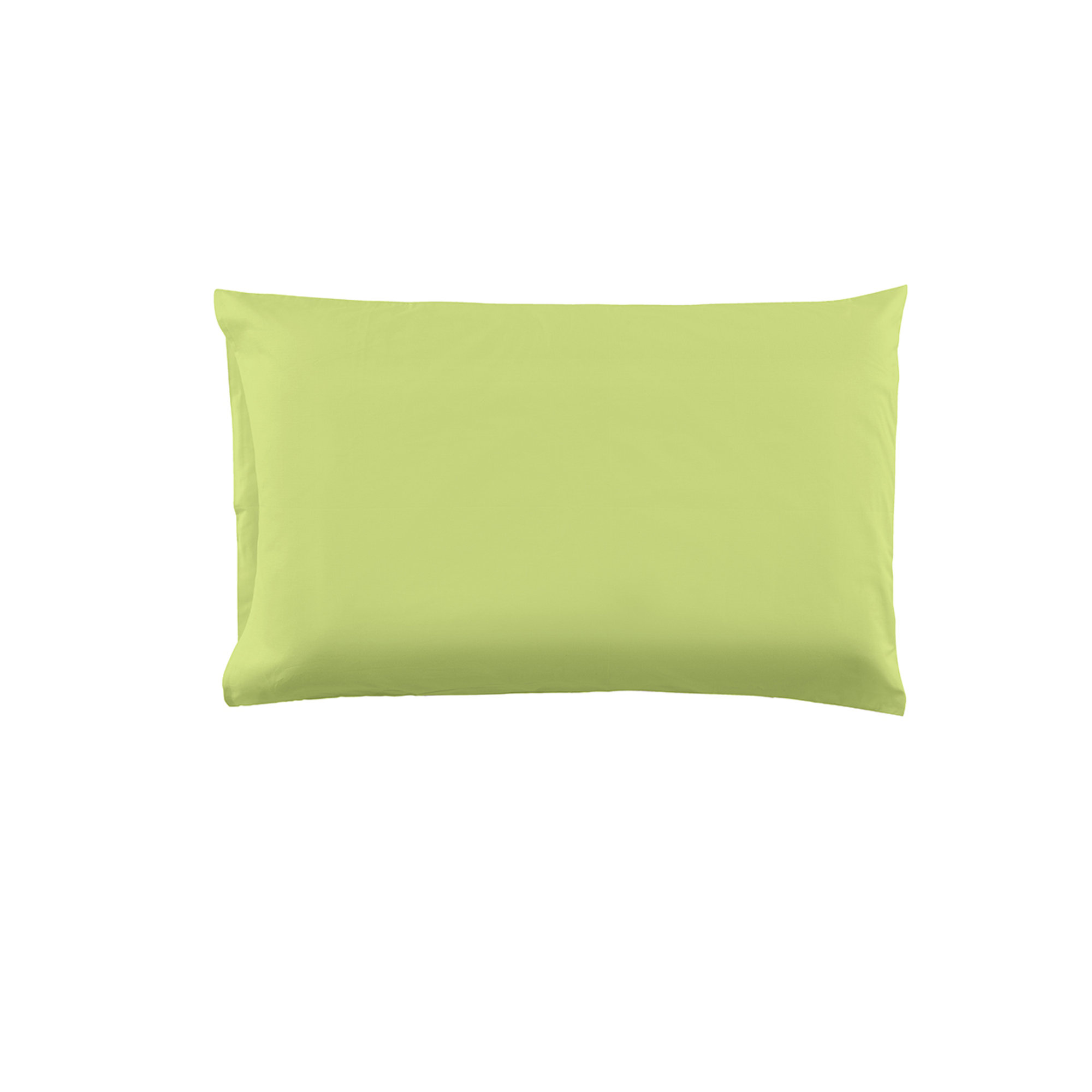 Coppia di federe in cotone verde mela Stile Paisley vista0