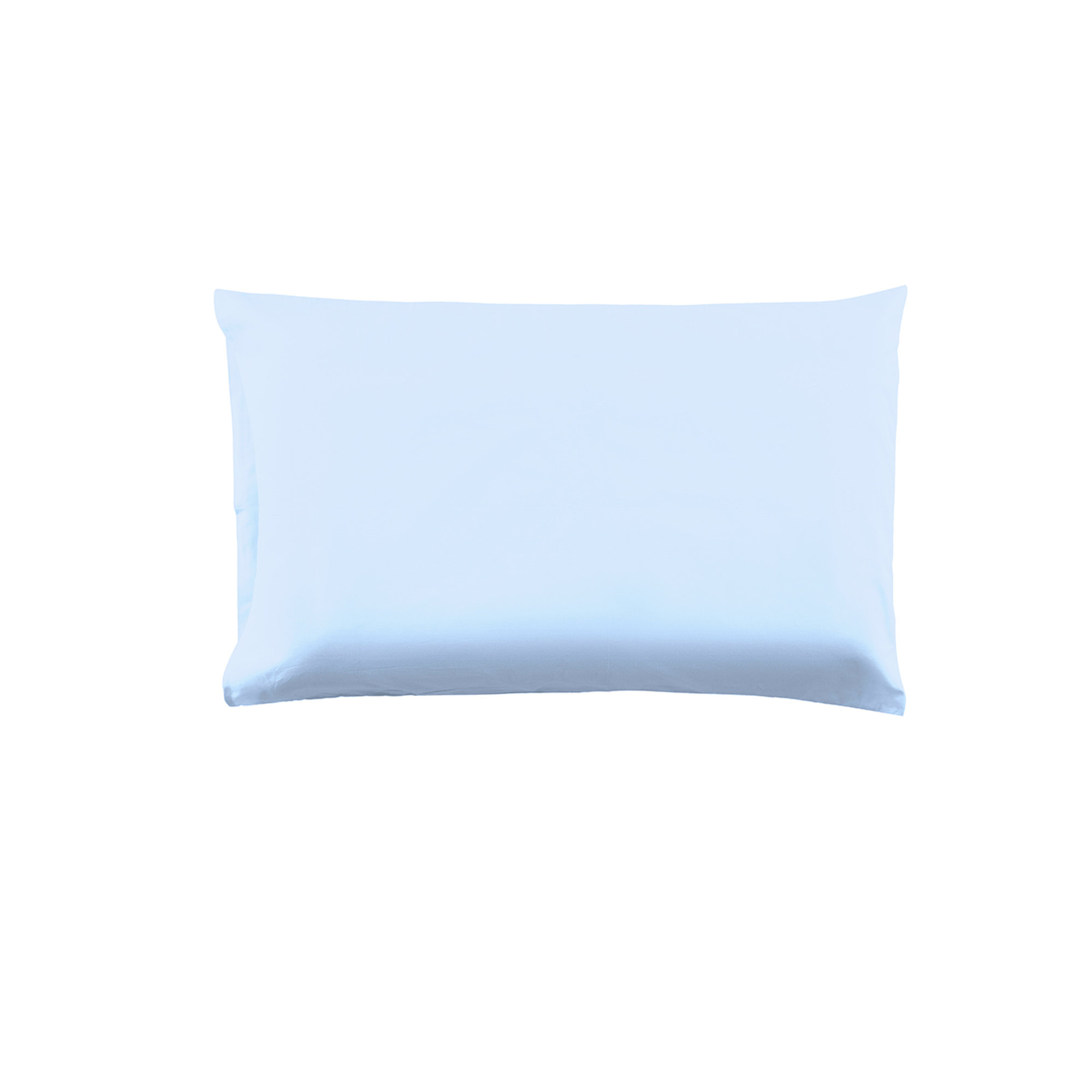 Coppia di federe in cotone azzurro Stile Paisley vista0