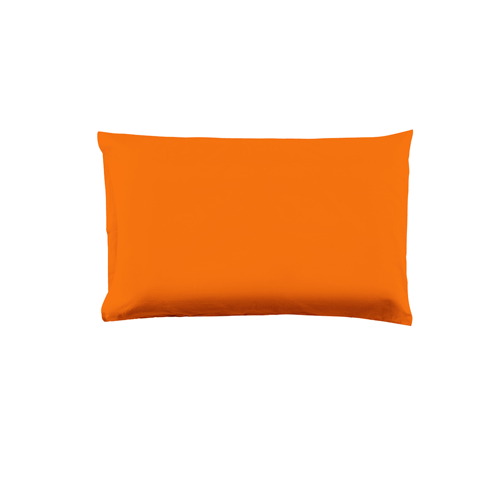 Coppia di federe in cotone arancio Stile Paisley vista0