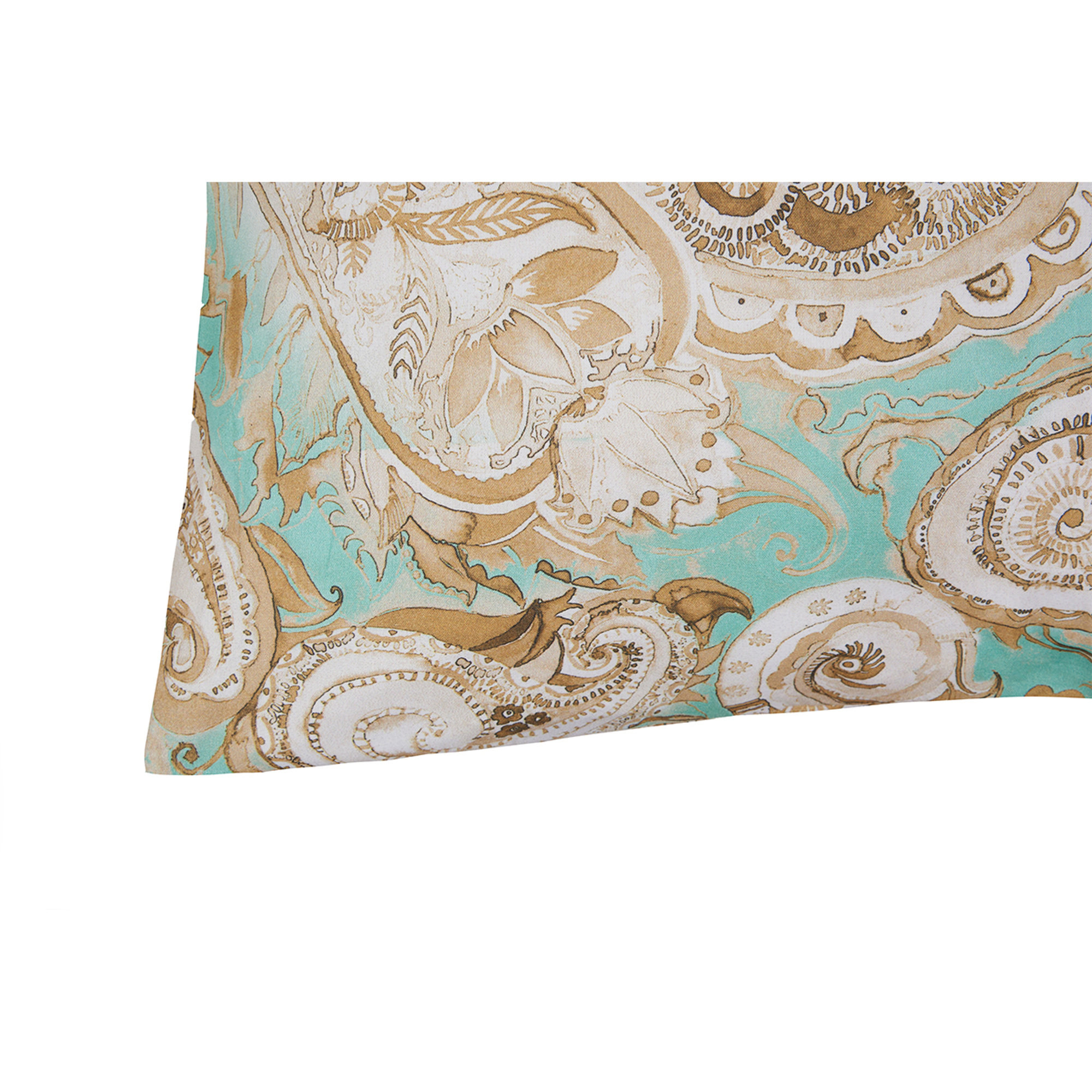 Parure letto in cotone Paisley verde Stile Paisley vista3
