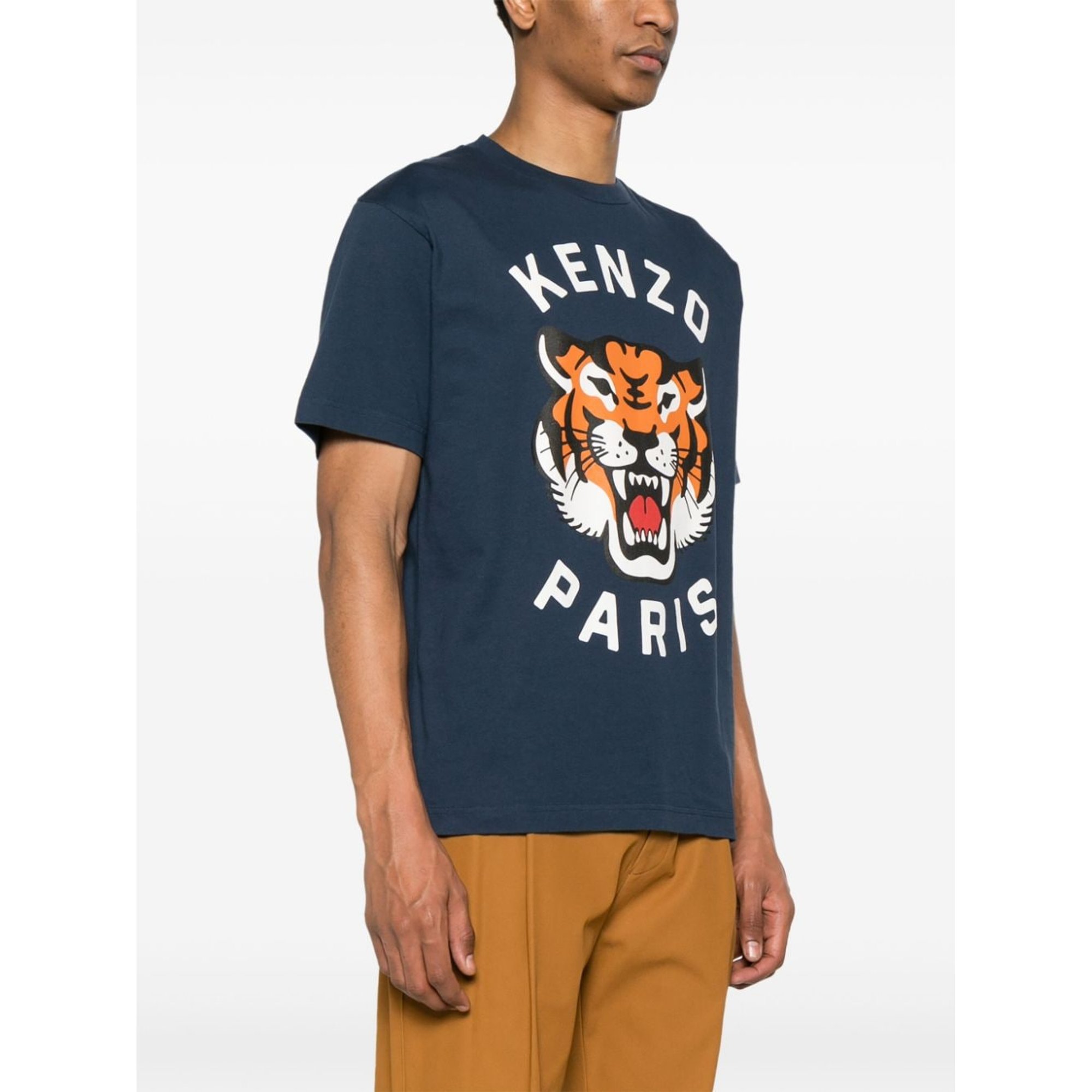 T-shirt oversize Lucky Tiger Fe58ts0064sg Kenzo vista3