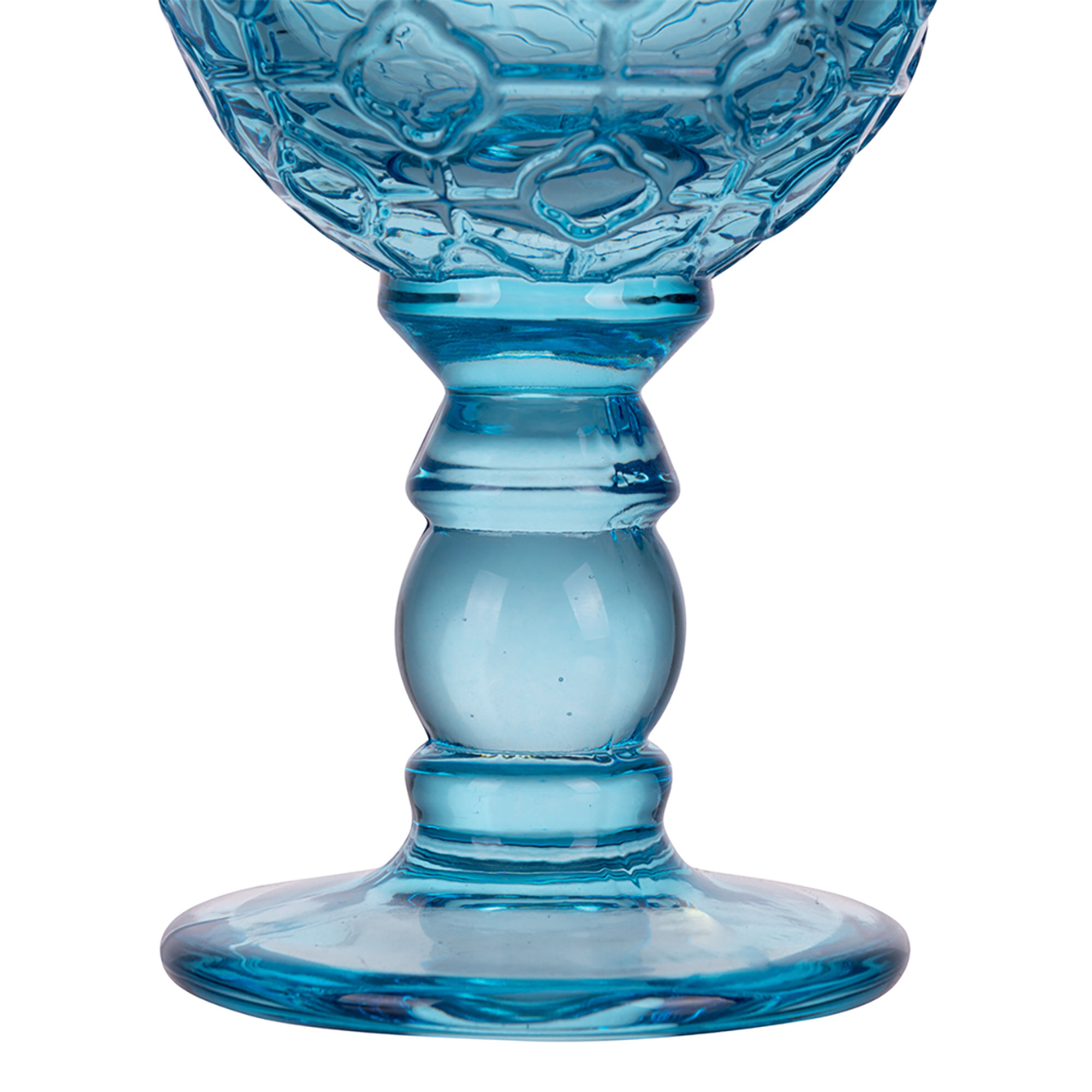 Set 6 calici 280 ml in vetro, superficie lavorata, Geometrie Ocean Villa D'Este Home Tivoli 1996 vista7