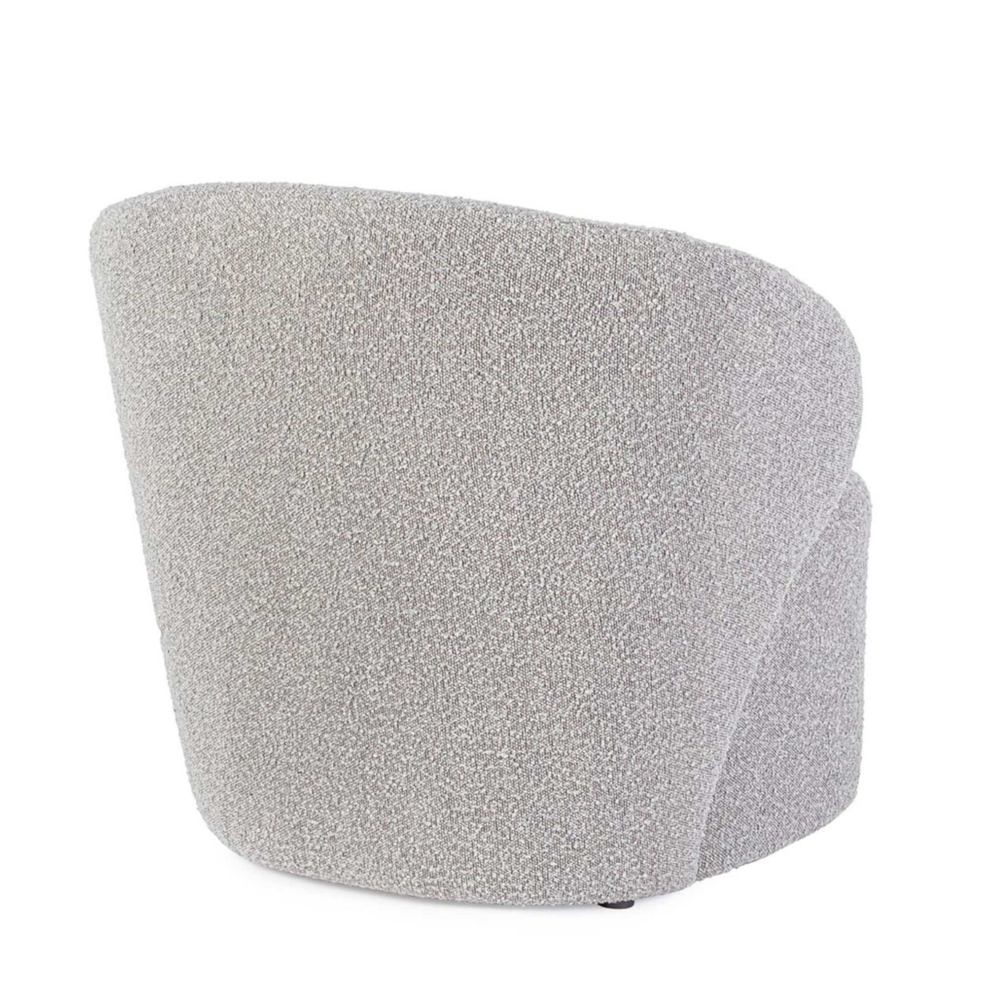 Fauteuil Babila gris Bizzotto vista6