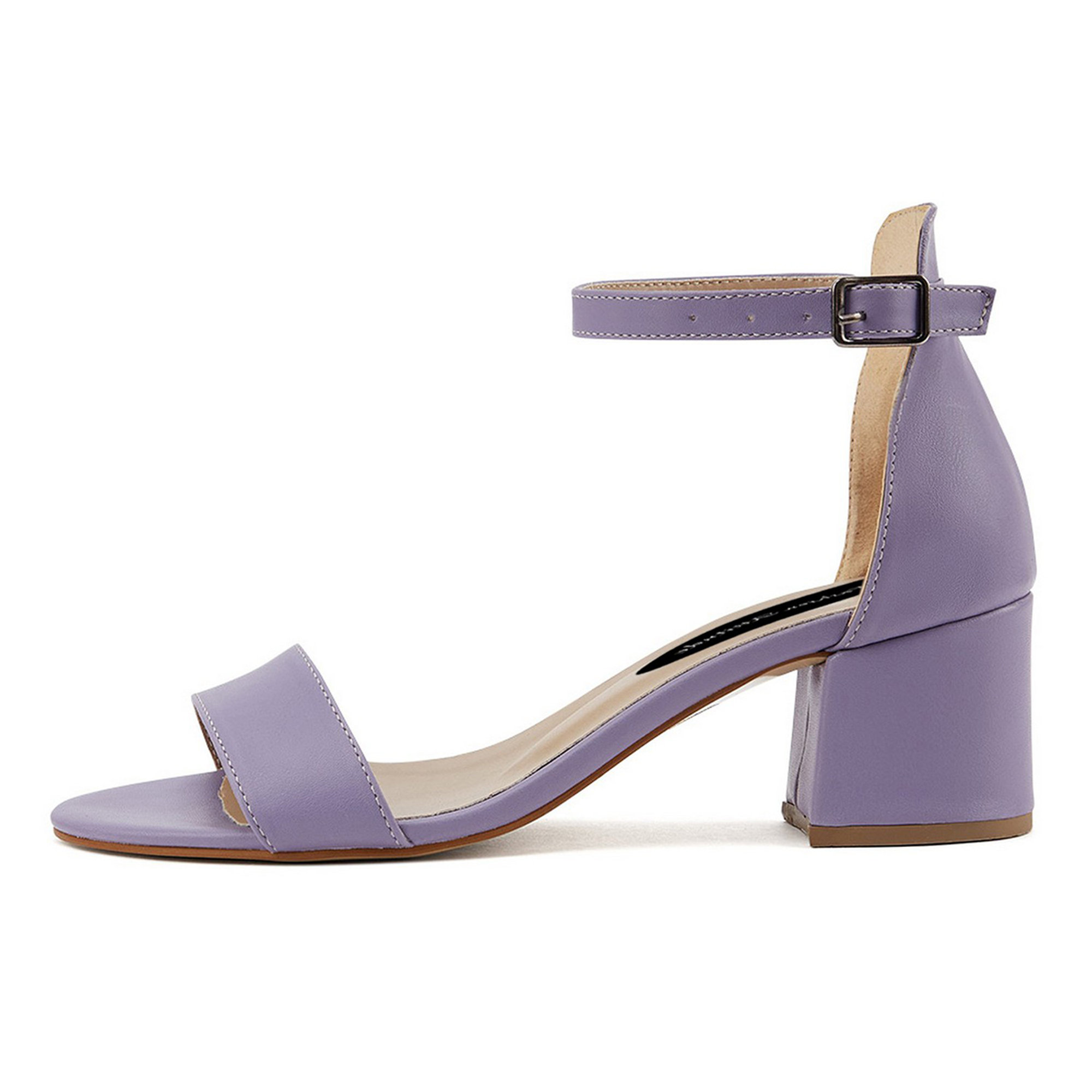 Sandale Femme couleur Violet - Hauteur du talon : 5,5 cm Fashion Attitude vista3