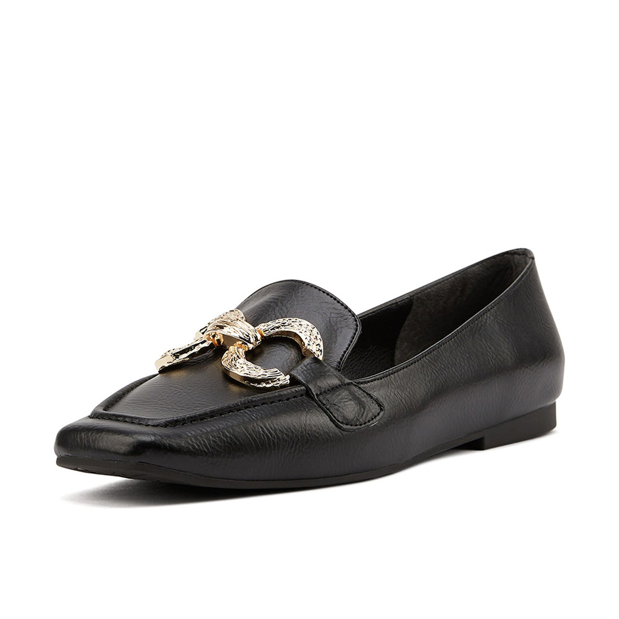 Mocassino Donna colore Nero - Altezza tacco: 1 cm Fashion Attitude vista0