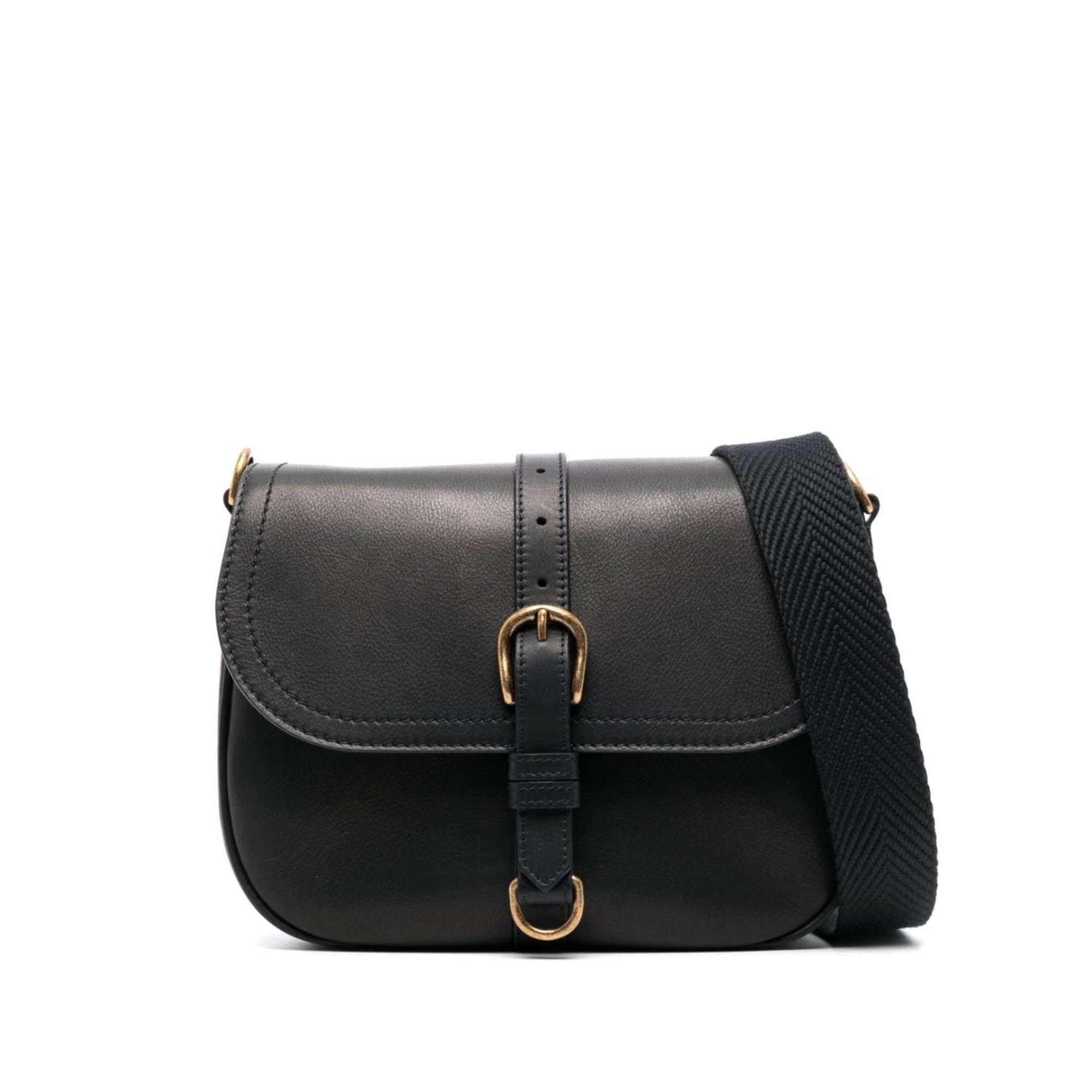 Sally Bag Medium Smooth Calfskin Leather Fabric Shoulder Strap Gwa00379a00057590100 GOLDEN GOOSE vista0