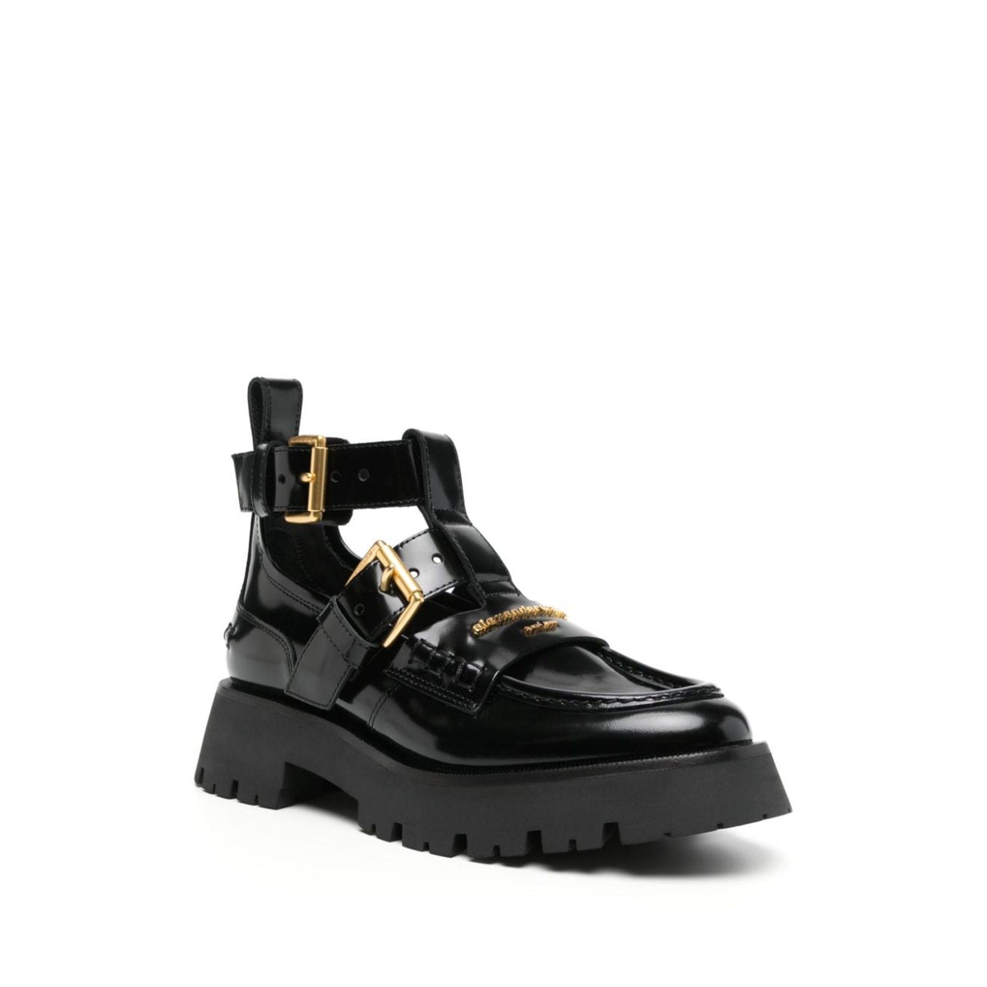 Carter Lug Ankle Strap Boot 30124b027 Alexander Wang vista1