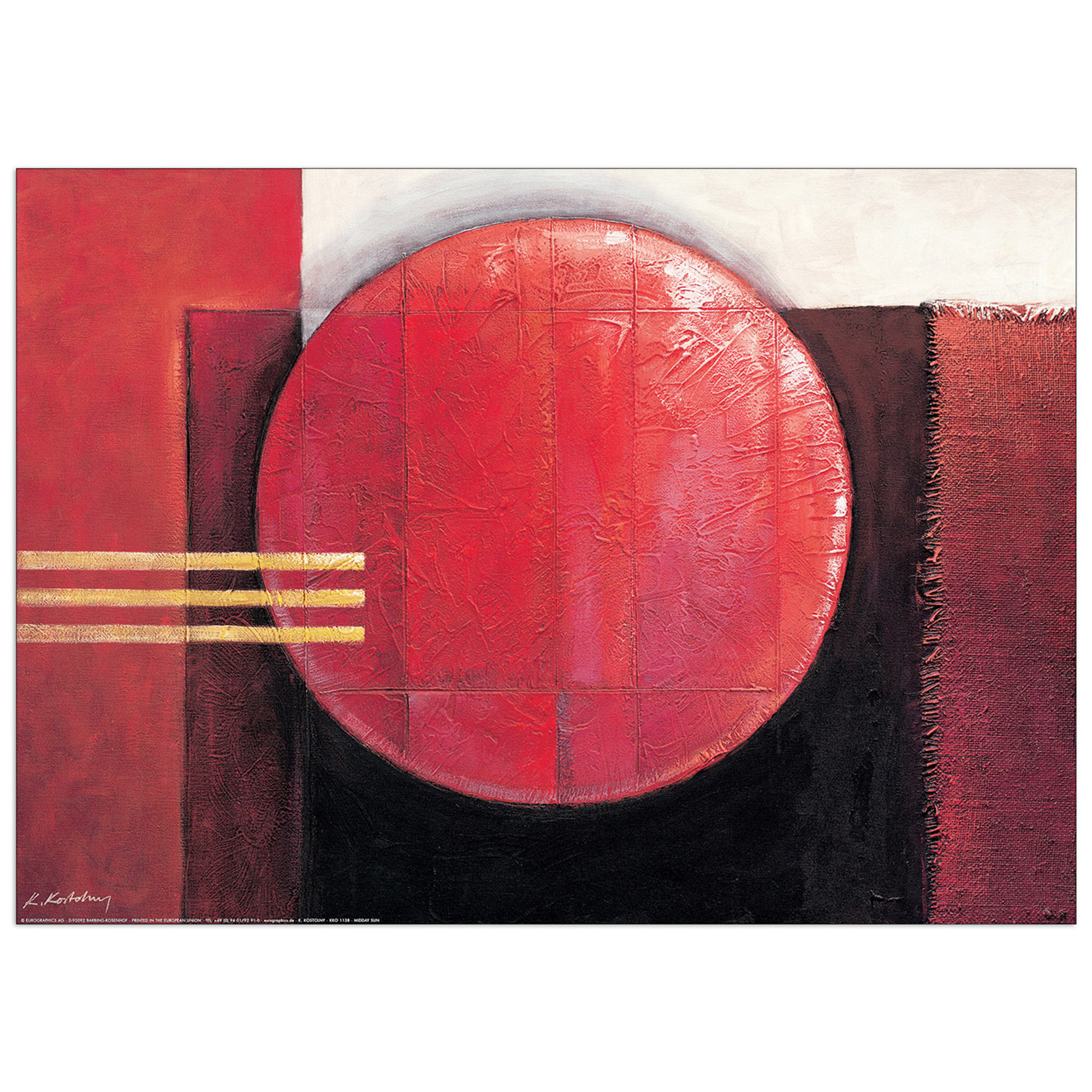 Dekoratives Panel, KOSTOLNY - Mittags Sonne - 70x50 Artopweb vista0
