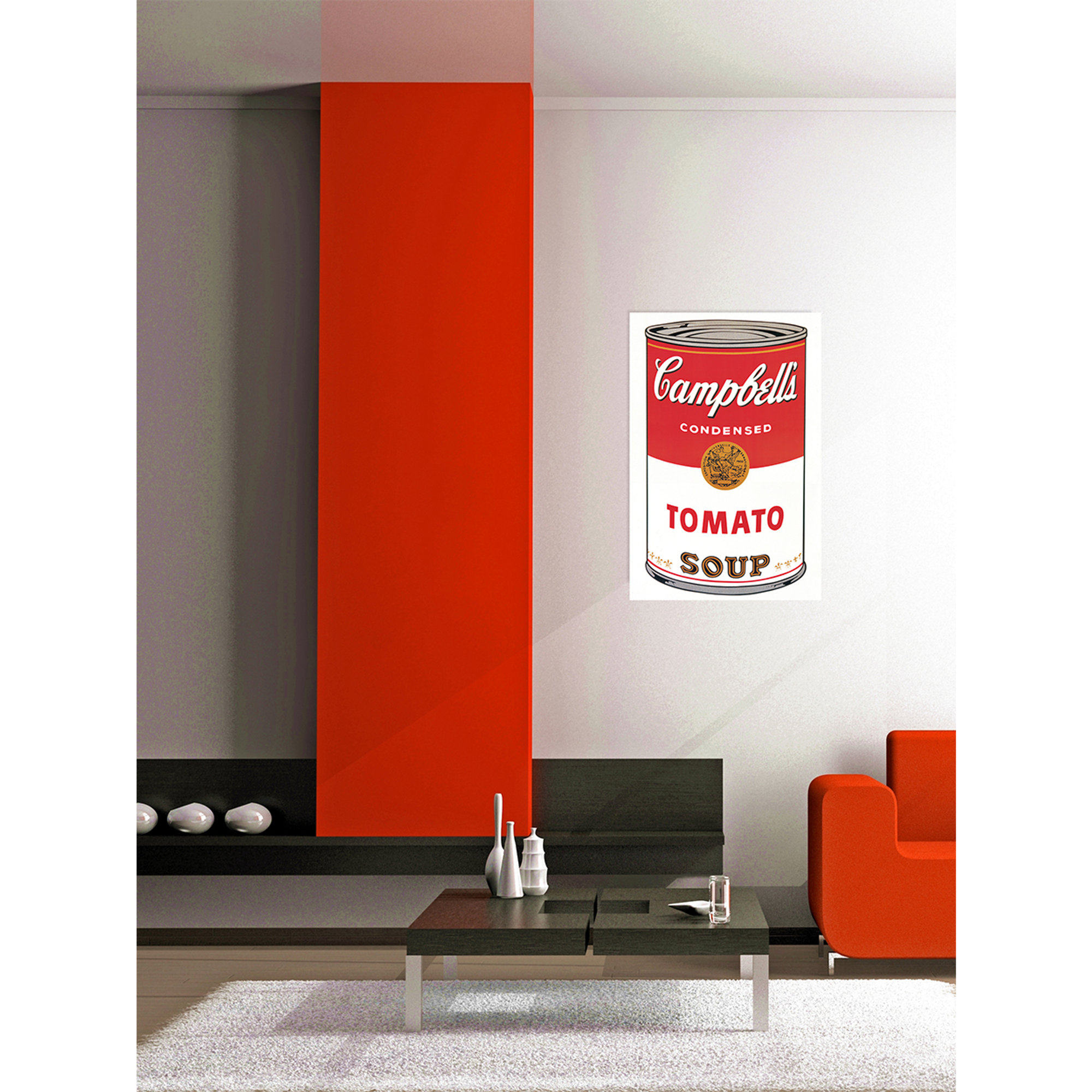Pannello decorativo, WARHOL - Campbell's Soup - 60x90 Artopweb vista1