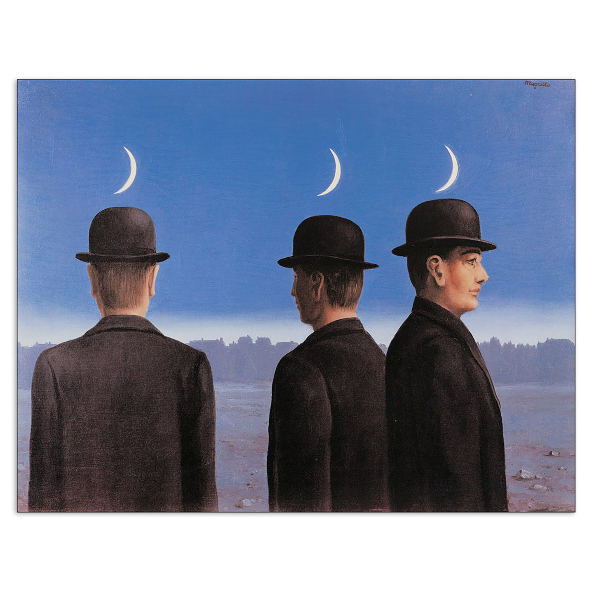 Decorative panel, MAGRITTE - The Masterpiece or The Mysteries of the Horizon - 60x46 Artopweb vista0