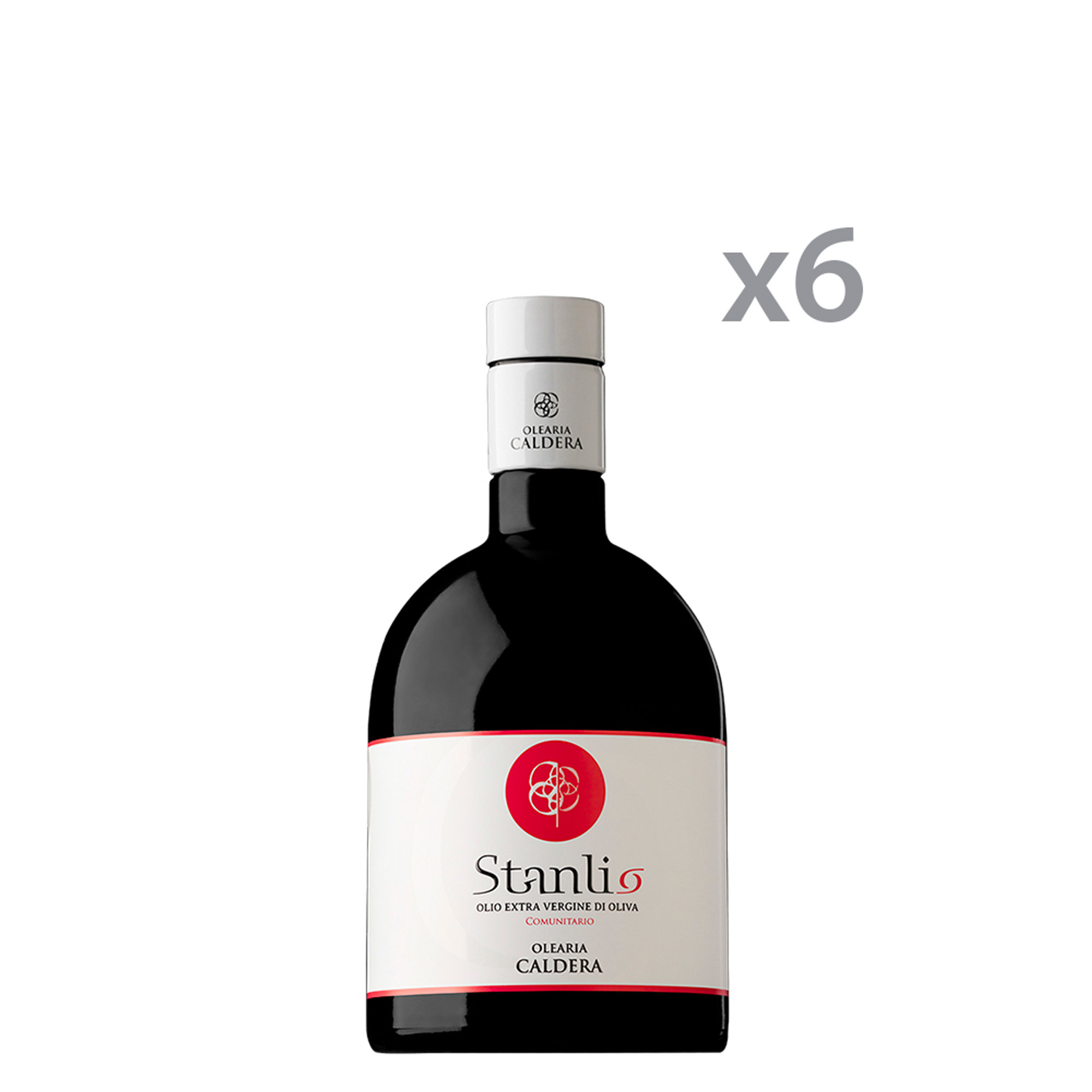 6 bottiglie - Olio Evo Stanlio da 0,25 Lt Olearia Caldera vista0
