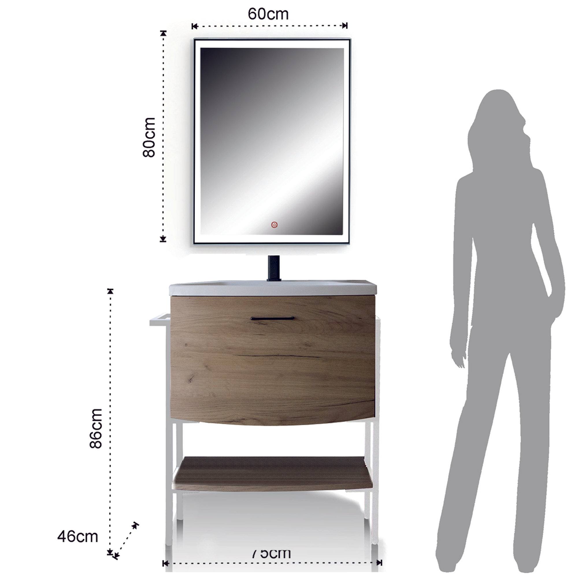 Mobile bagno LOOM-C WOOD Tomasucci special price vista2