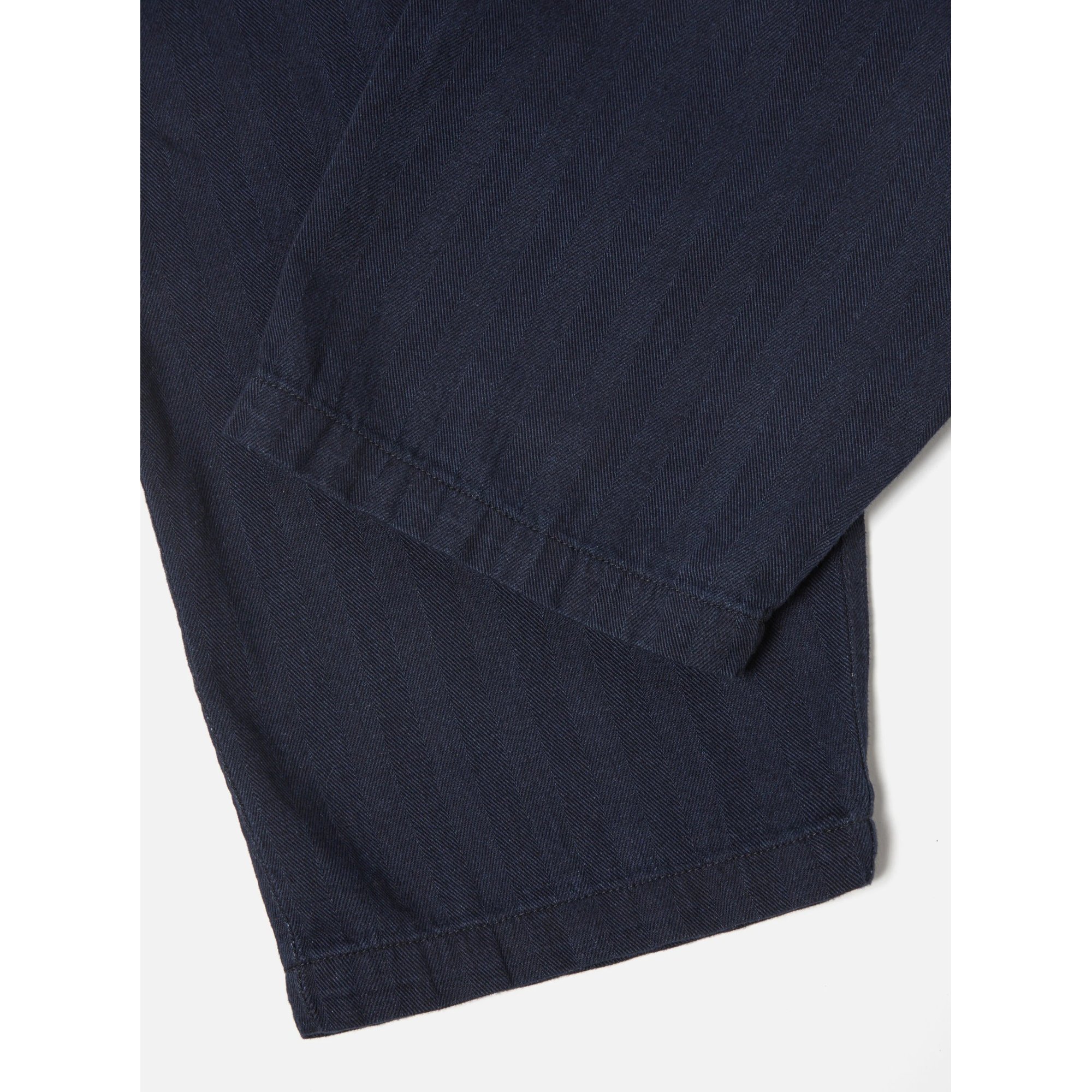 Universal Works hi Water Hose Fischgrät Denim Herren Universal works vista1