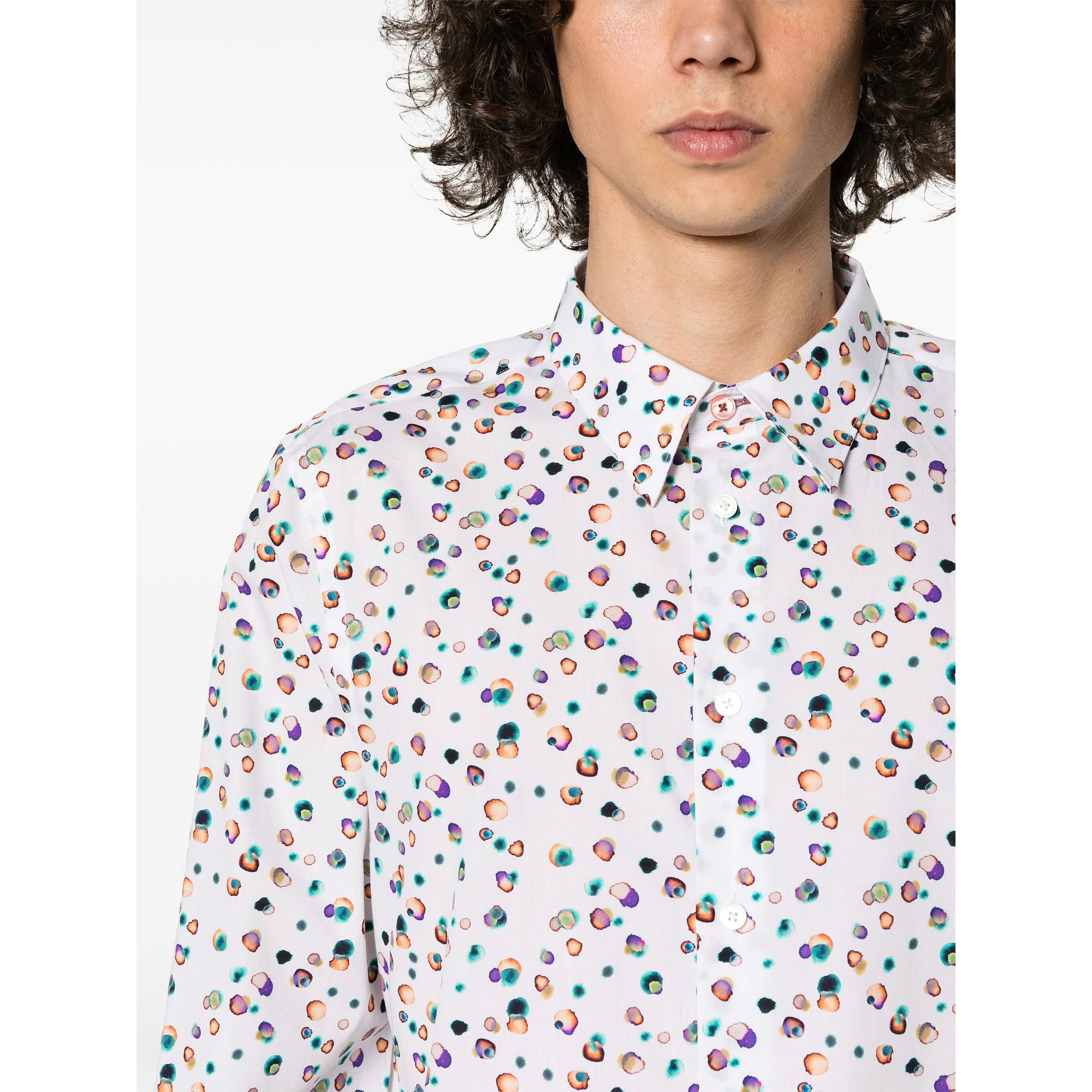 Chemise ajustée à manches longues pour homme Paul Smith Paul Smith vista3