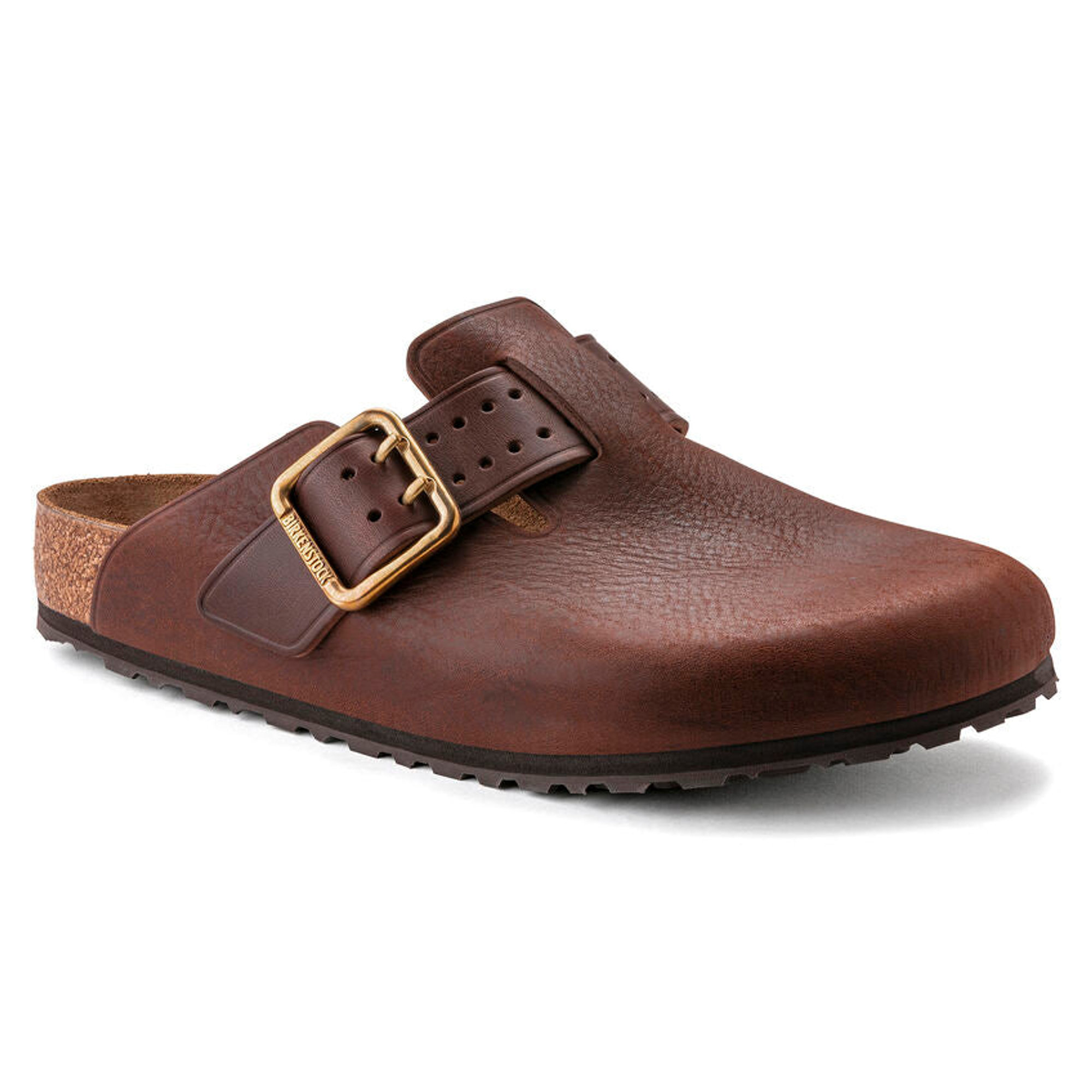 Birkenstock Boston Bold Roast, Pull-up-Leder-schmaler Schnitt Herren Birkenstock vista0