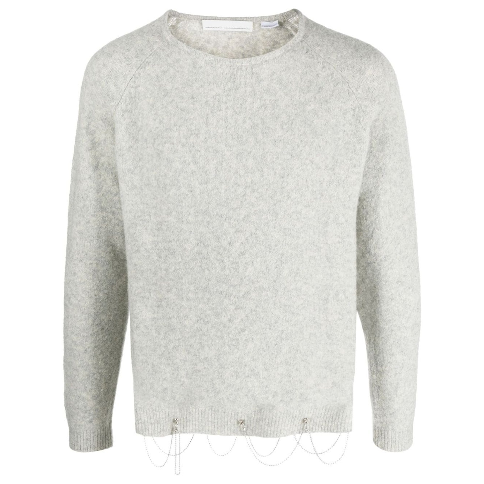 Crew Neck With Chain Kn2622fbw00006 Random Identities vista0