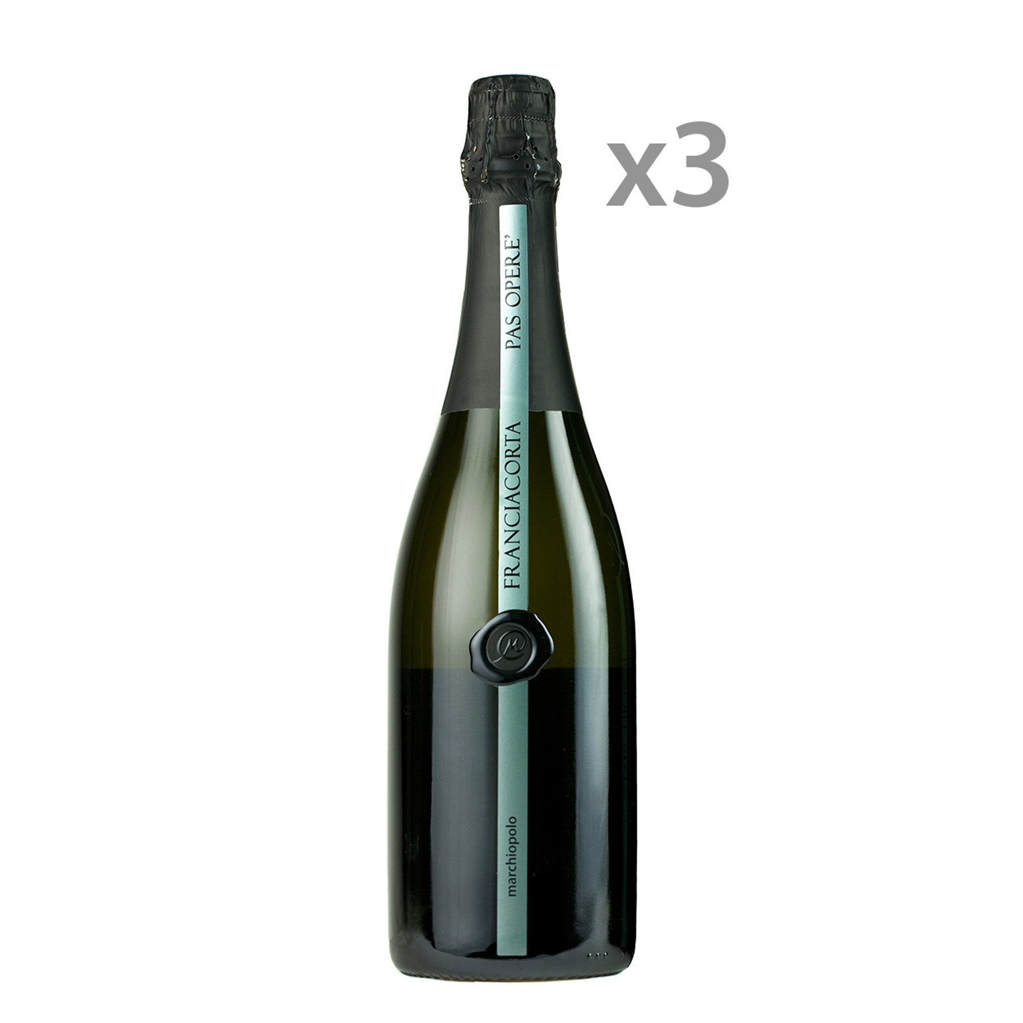 3 bottiglie - Franciacorta Pas Operè Marchiopolo vista0