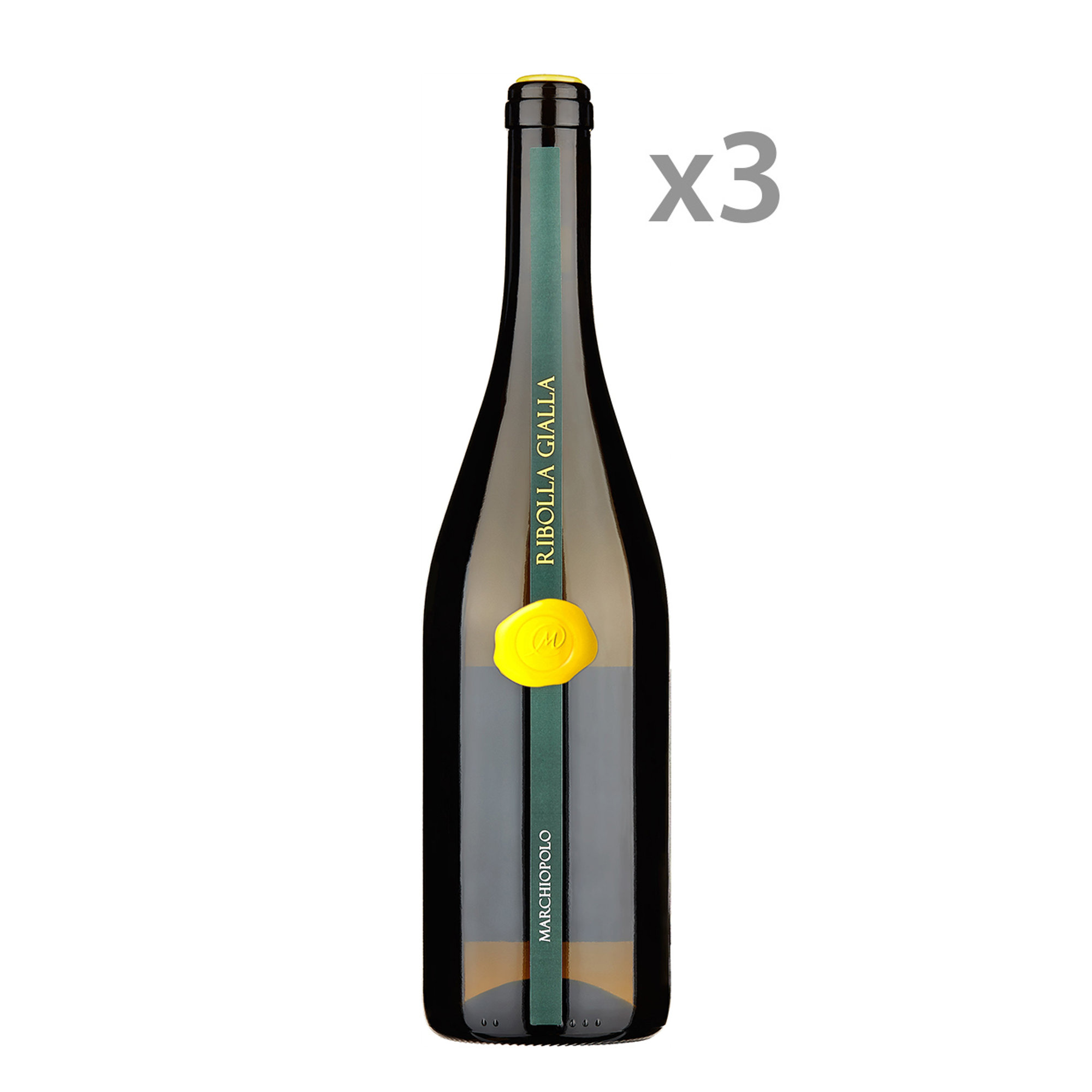 3 bottiglie - Ribolla Gialla 2018 Marchiopolo vista0
