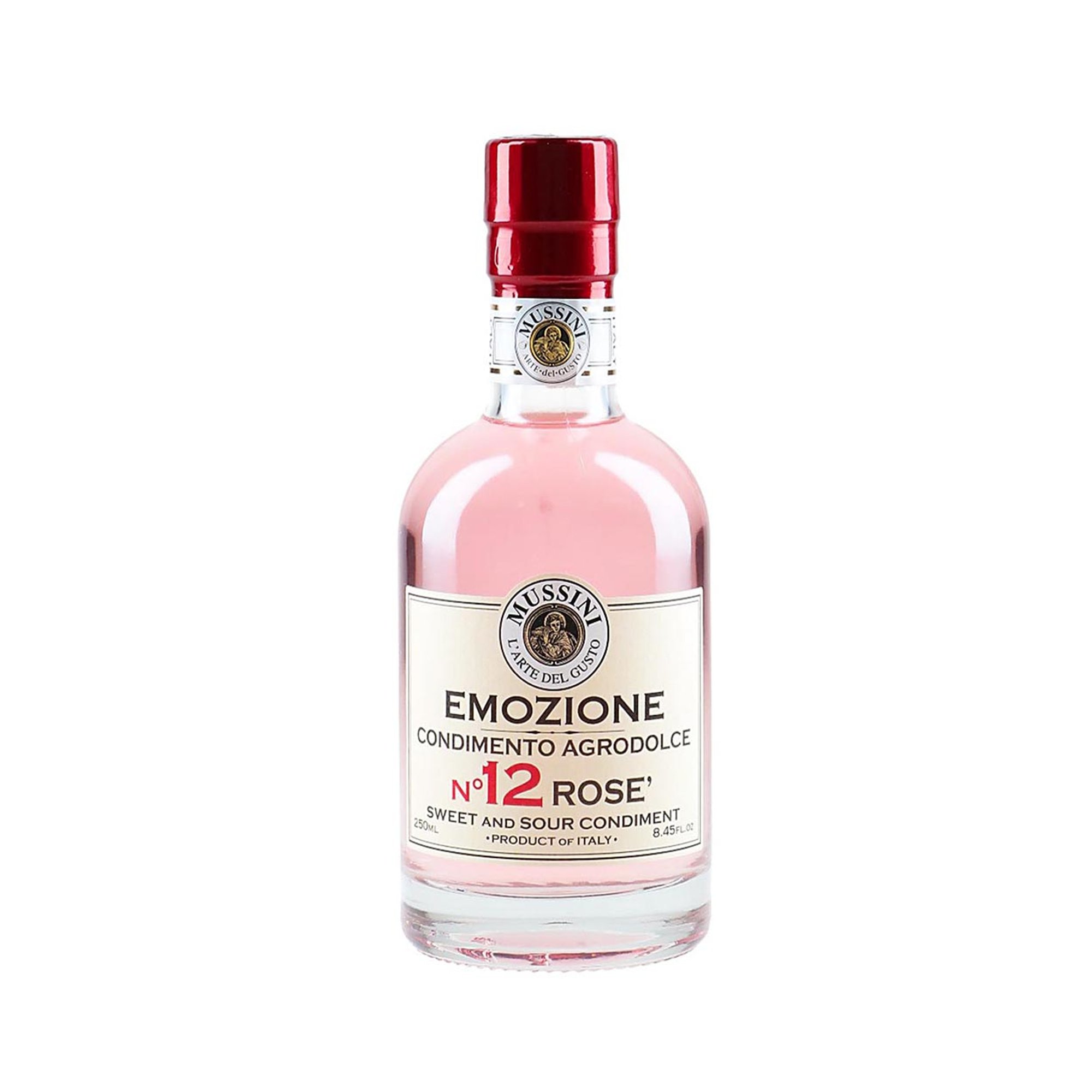 Condimento agrodolce Rosé "Emozione" 250ml Mussini vista0