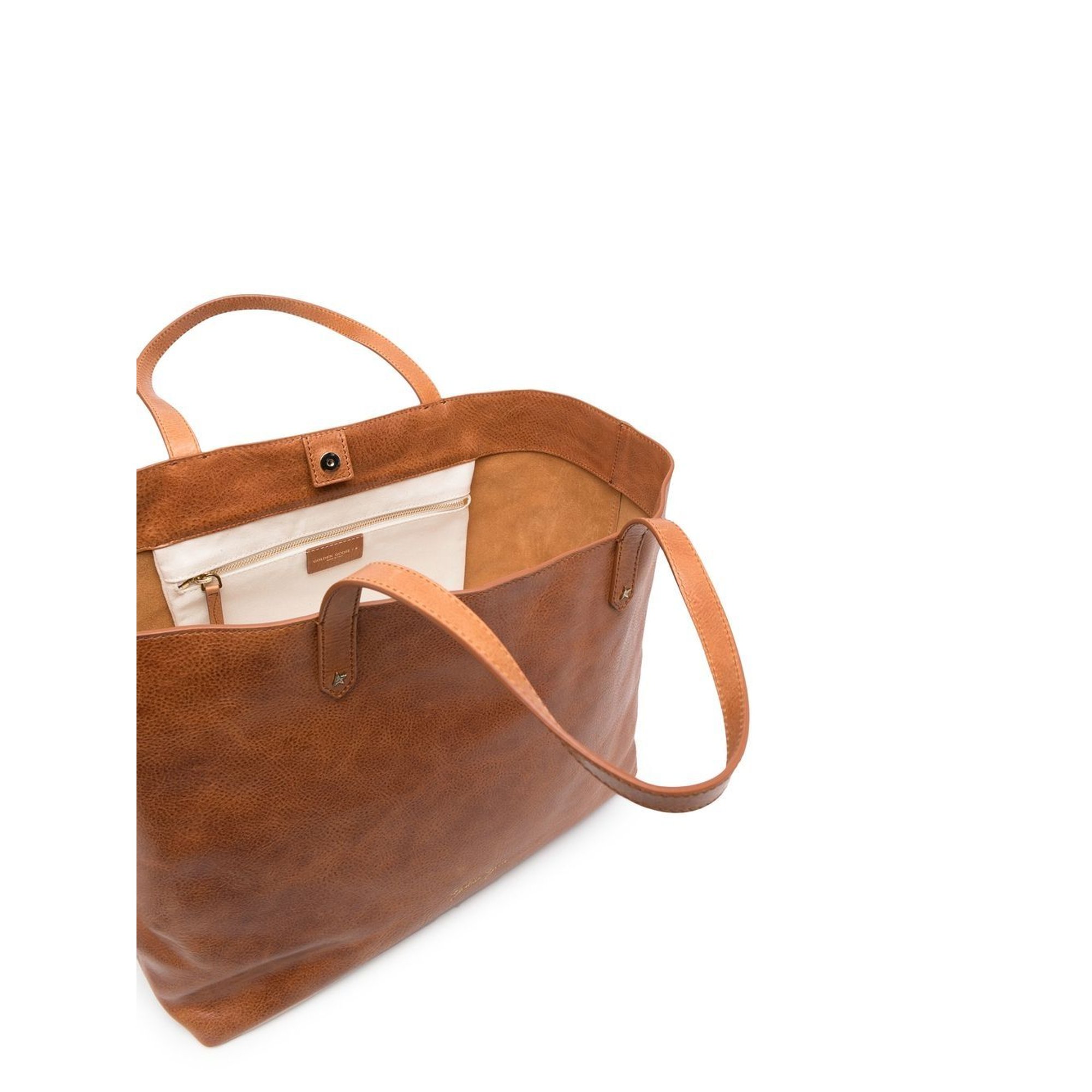 Golden Pasadena Bag Smooth Shiny Calfskin Leather Gwa00227a00041955455 GOLDEN GOOSE vista1