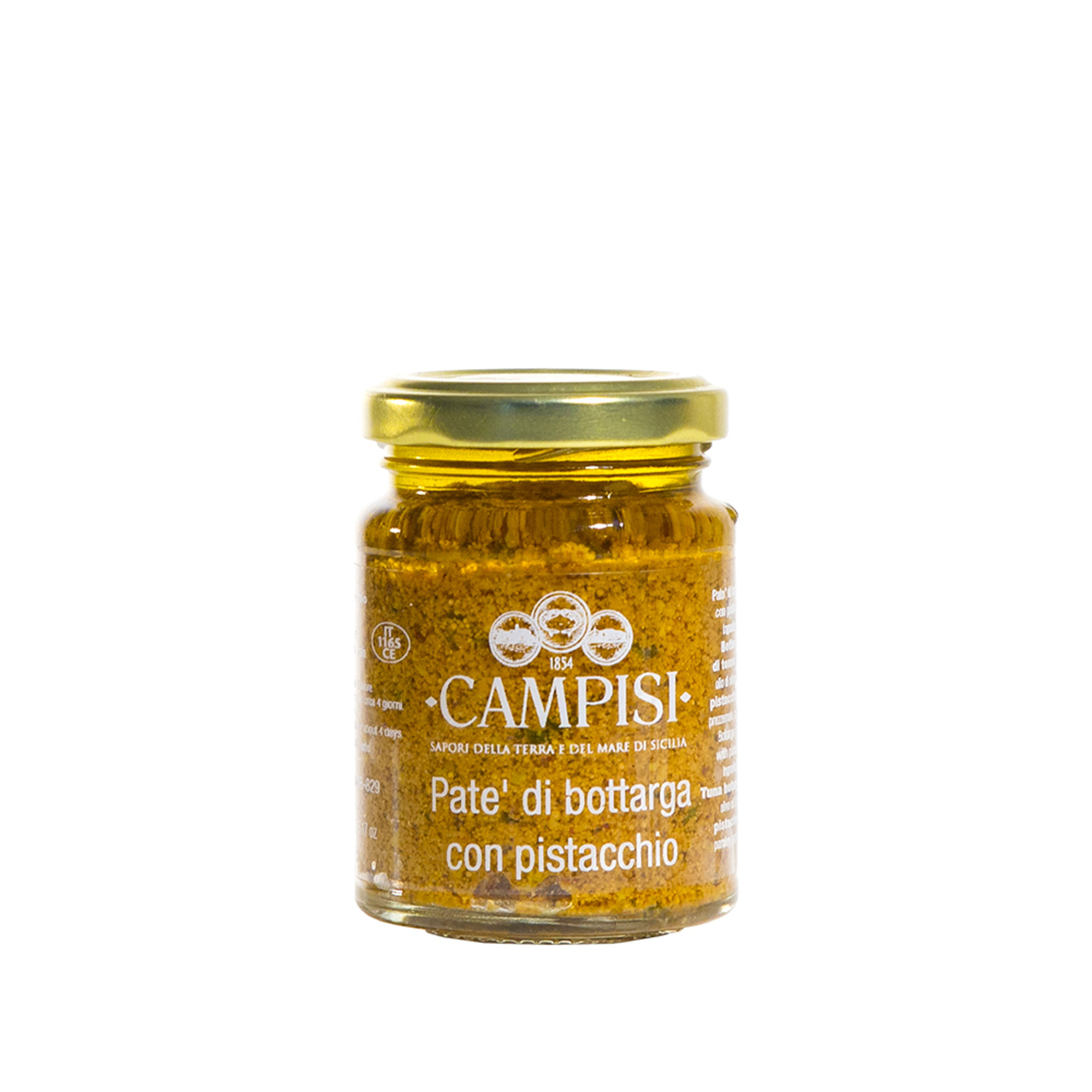 6 barattoli - Patè di bottarga e pistacchio Campisi vista1