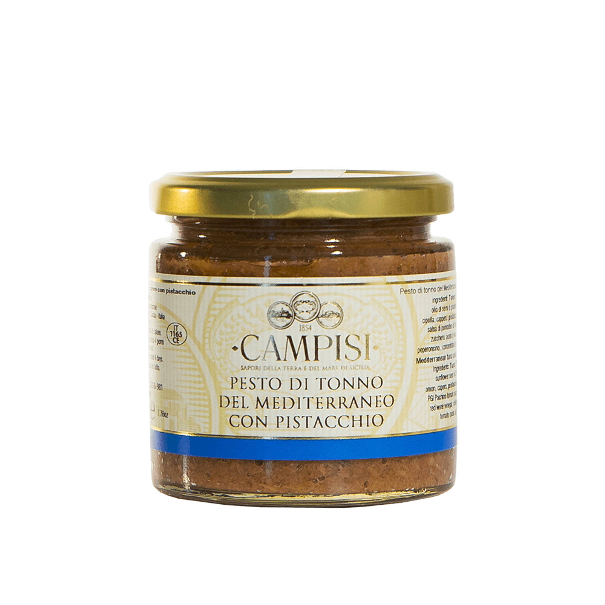6 barattoli - Pesto di tonno e pistacchio Campisi vista1