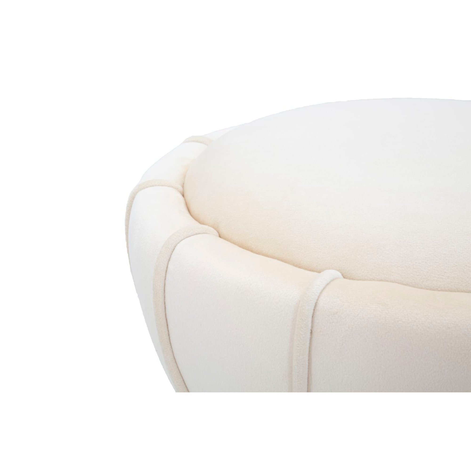 Tabouret Flower cm Crème cm ø 40x44 Archive Sale vista4