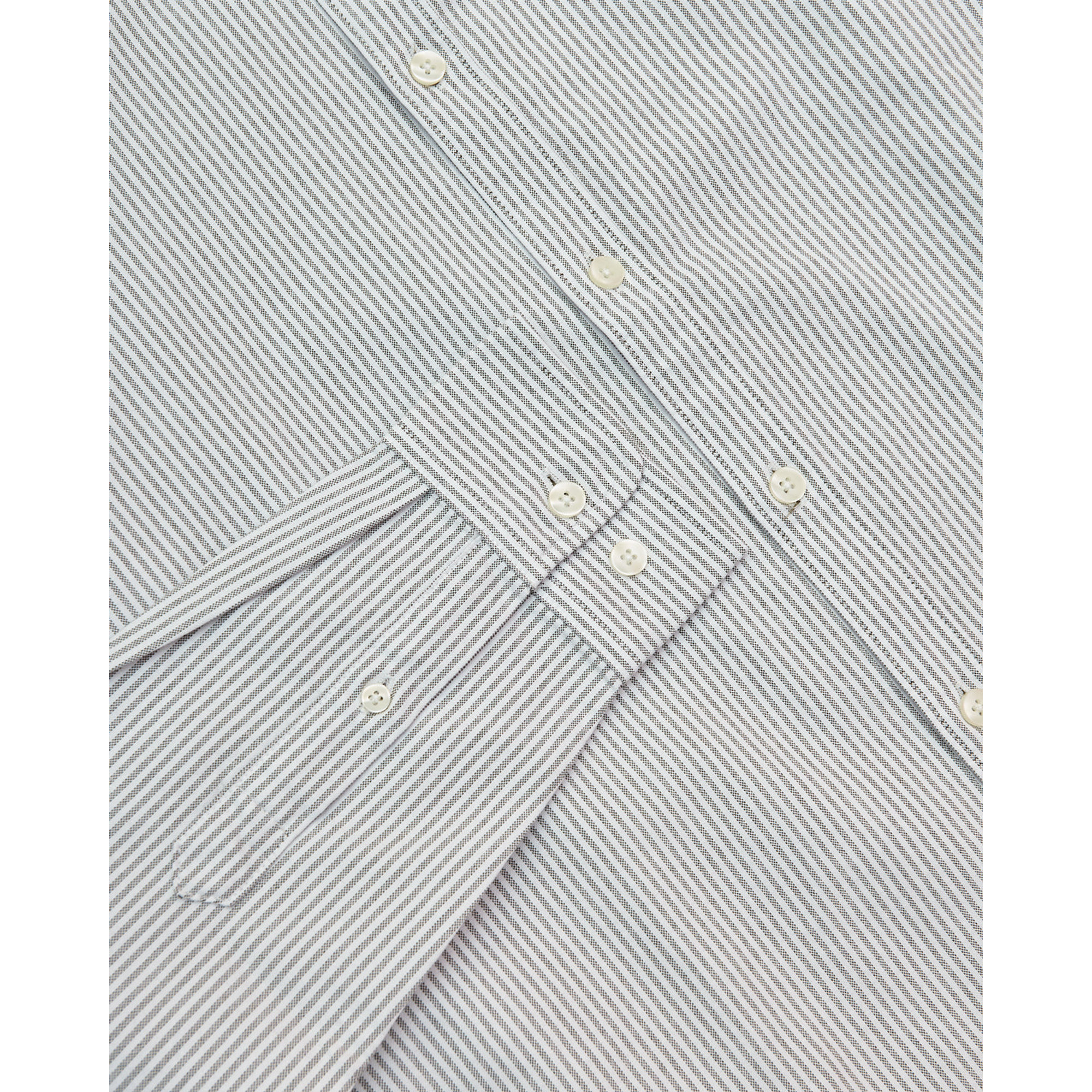 Camisa Kristian Oxford Verde Bosque LES DEUX vista3