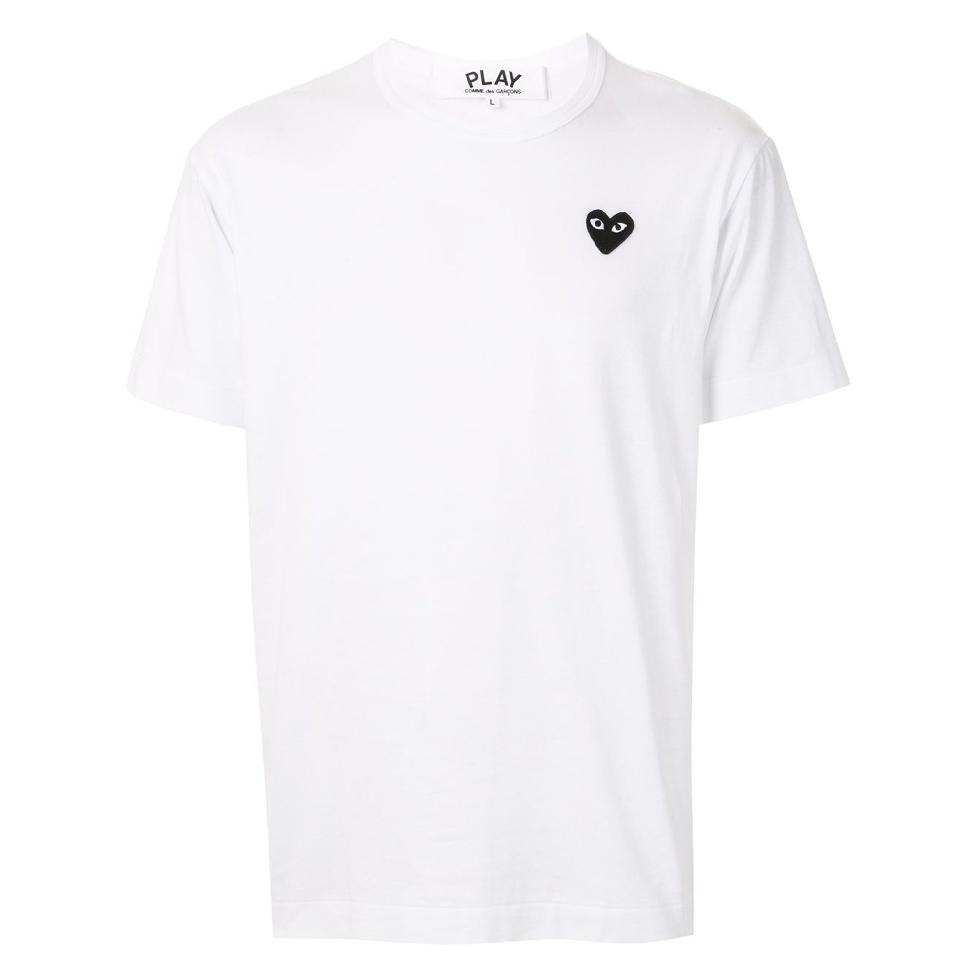 Heren T-shirt Korte Mouw Gebreid Axt064051 Comme des Garçons Play vista0