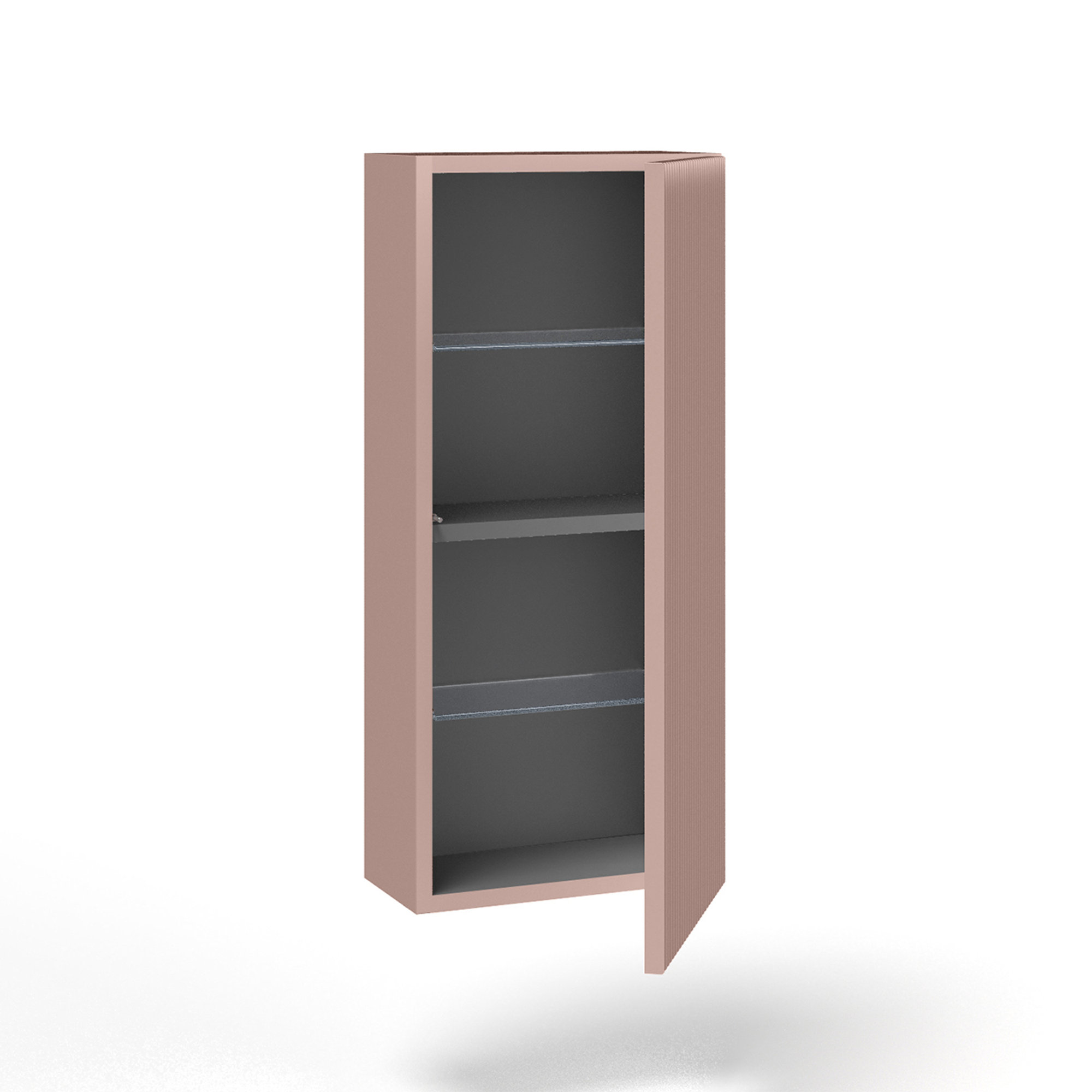 Meuble mural haut ZIP rose poudré TFT Home vista1