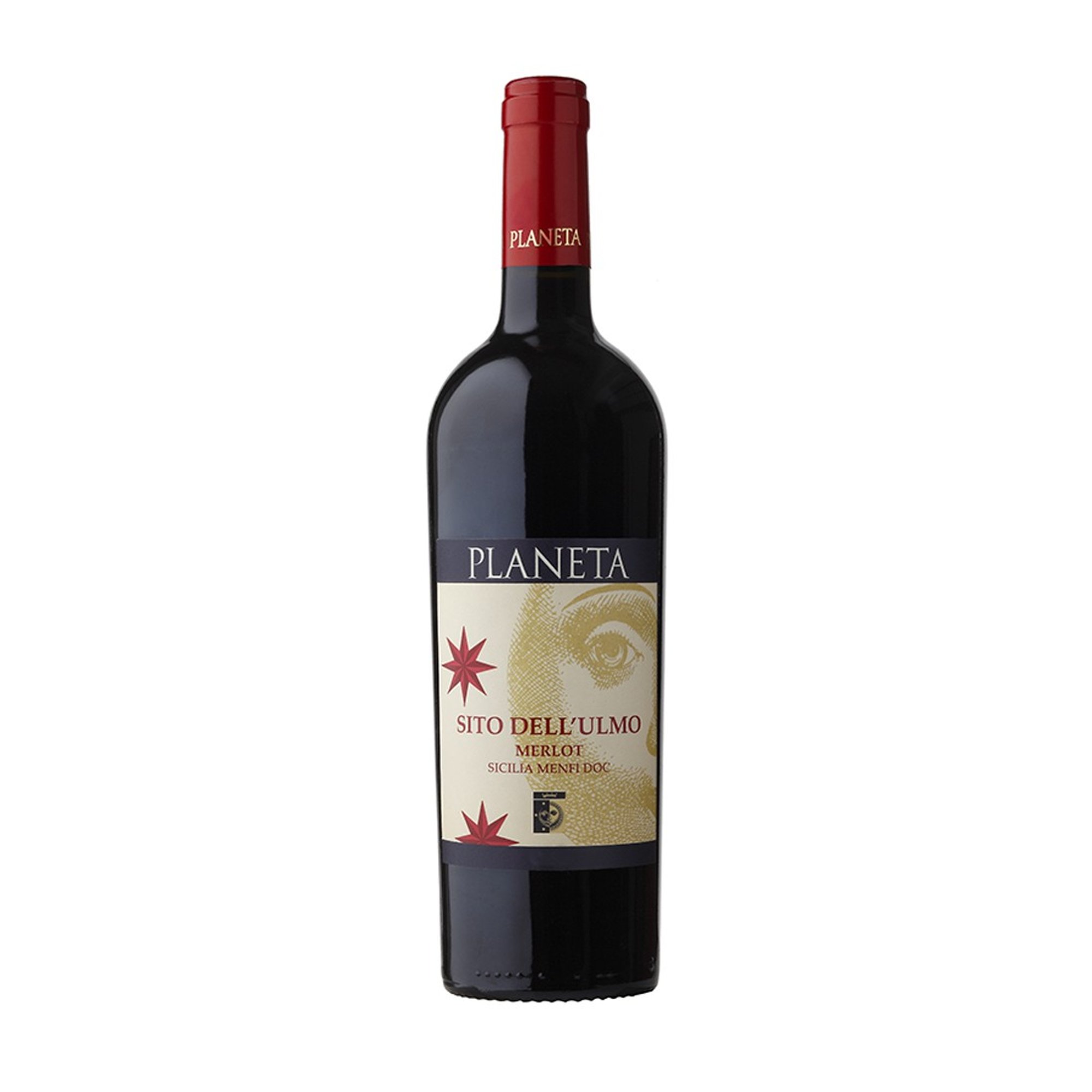 Merlot Sicilia Menfi Doc Sito Dell'ulmo 2019 - Planeta 0.75 lt Planeta vista0