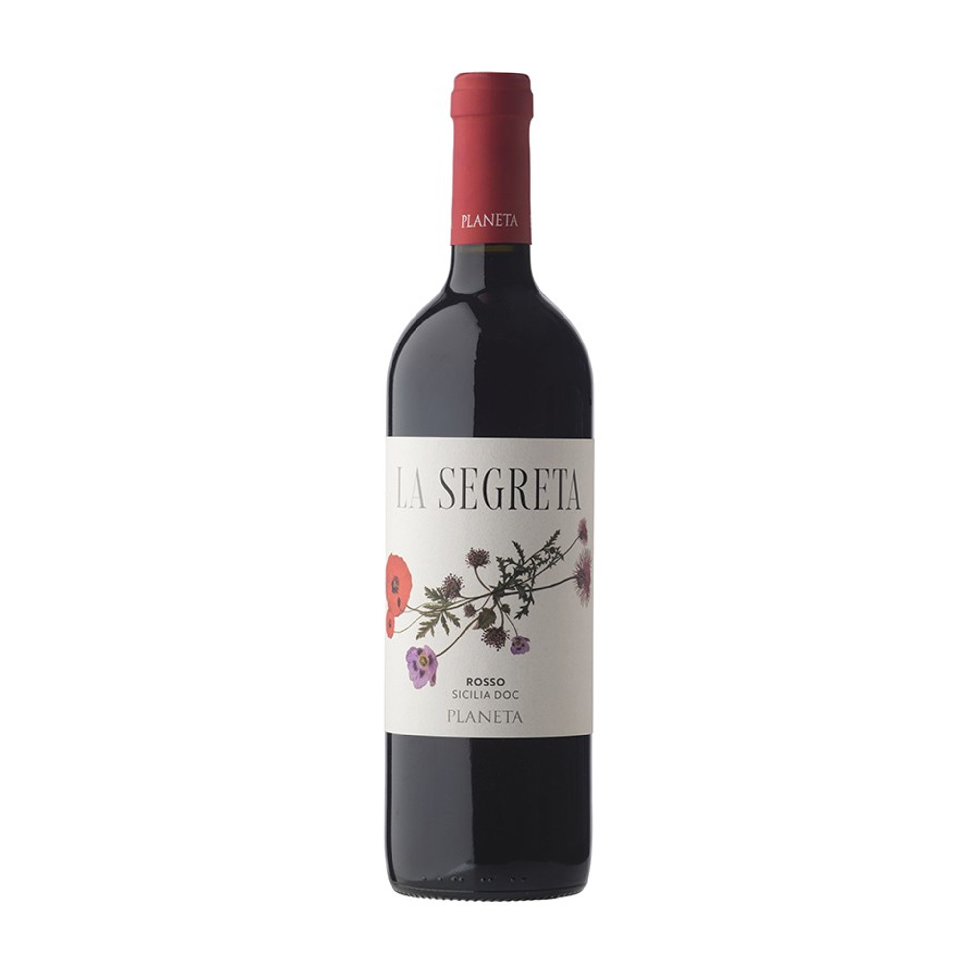 the Rosso Sicilia Doc la Segreta 2021 - Planeta 0.75 lt Planeta vista0