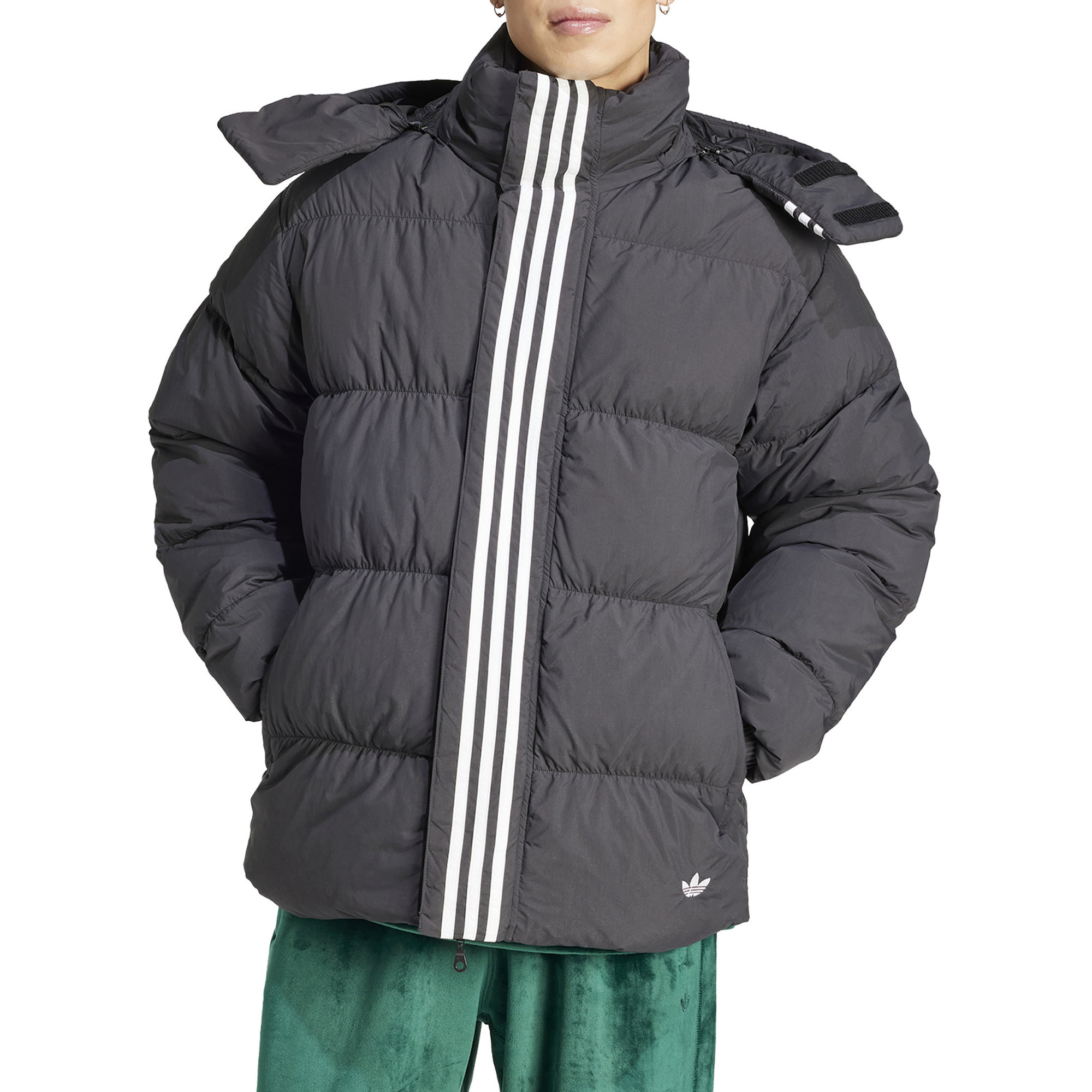 Down Jacket Modello: HZ0688 M BLACK WHITE Adidas Originals vista1