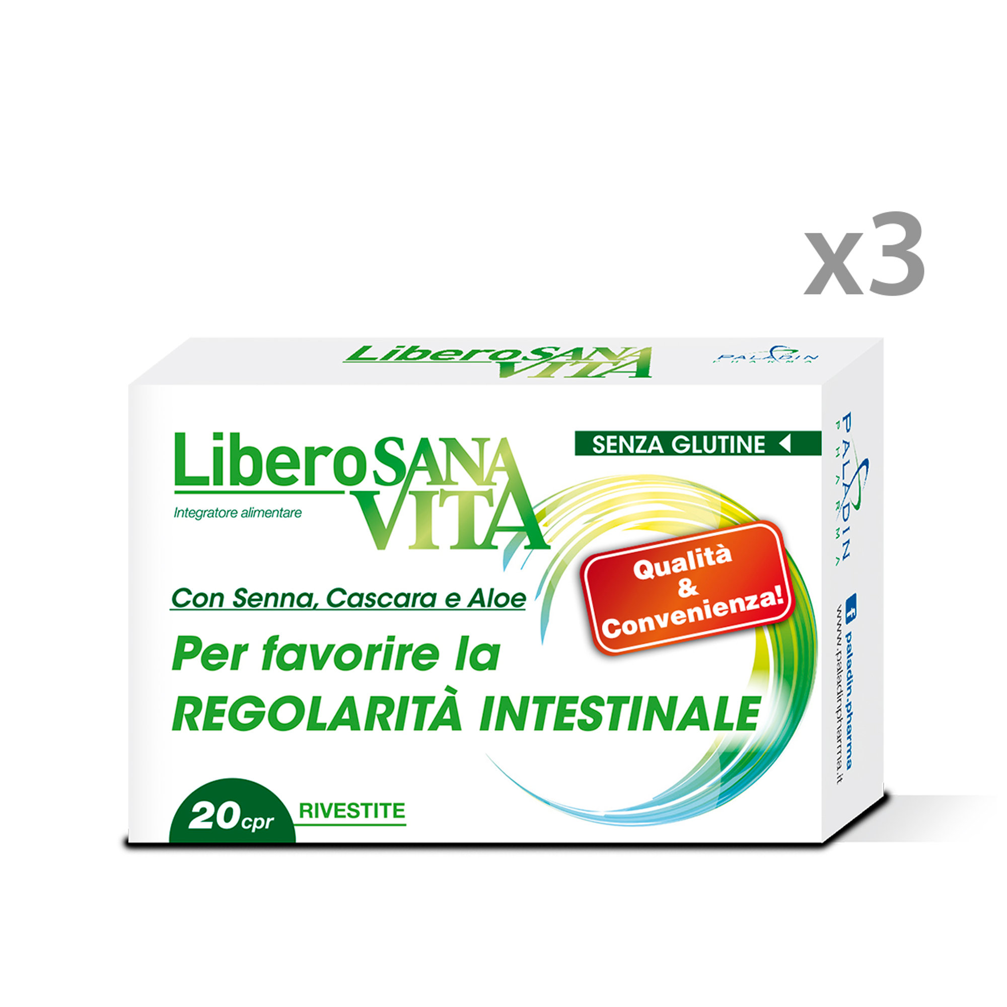 3 confezioni - Libero 20 compresse SanaVita vista0