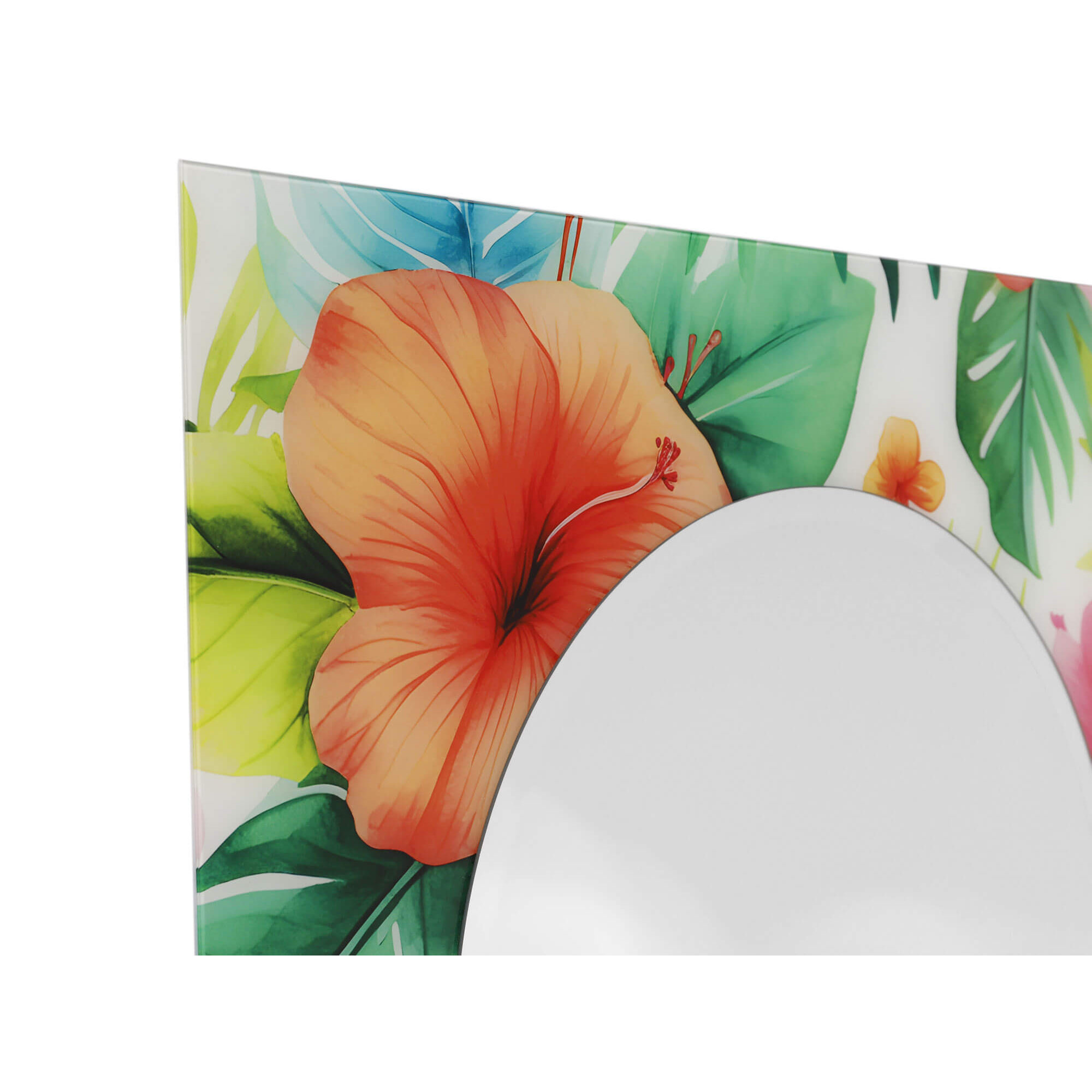 Adm - Miroir Design Moderne 'fleurs Tropicales' Arte dal mondo vista2