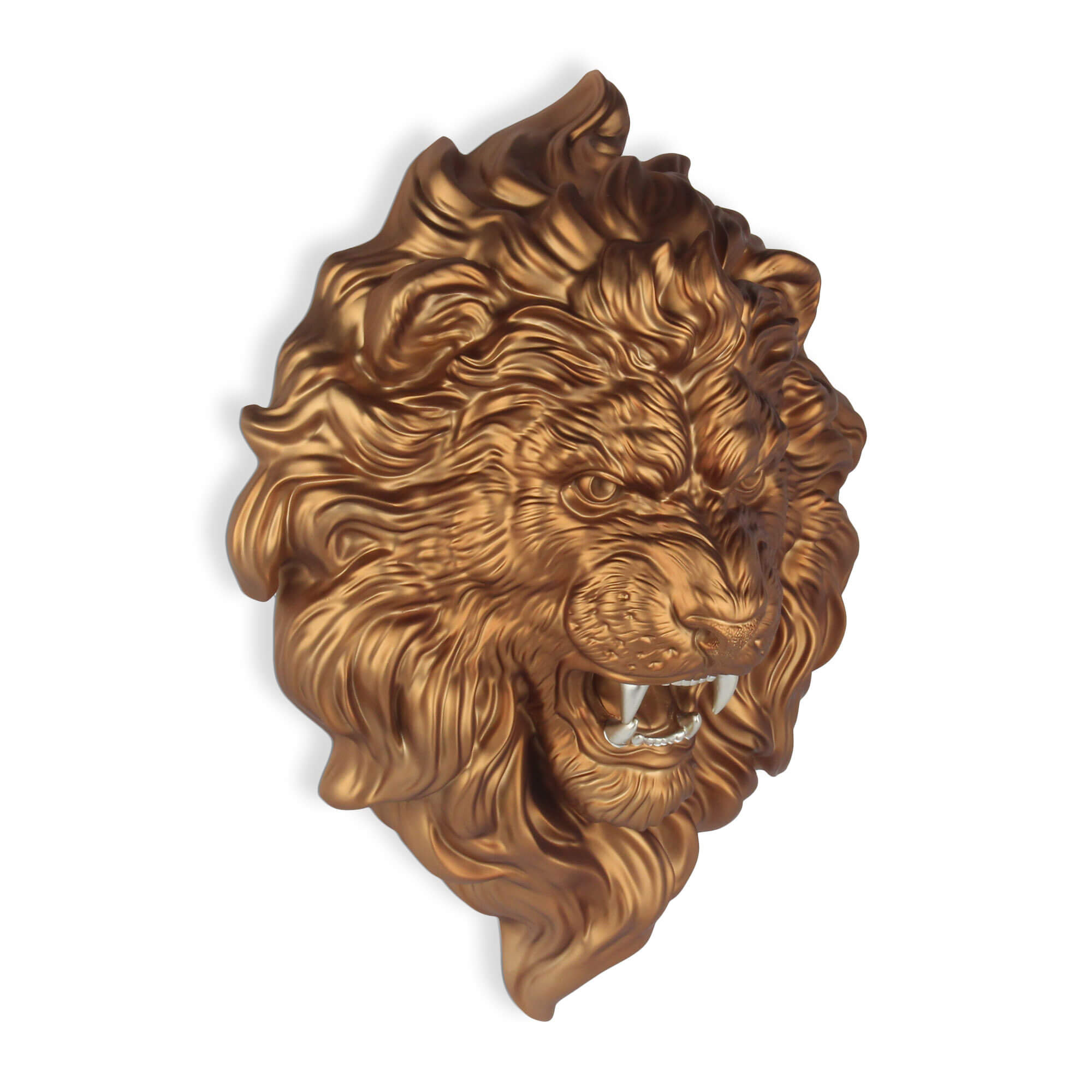 Adm - Sculpture en Résine 'tête de Lion' Arte dal mondo vista1