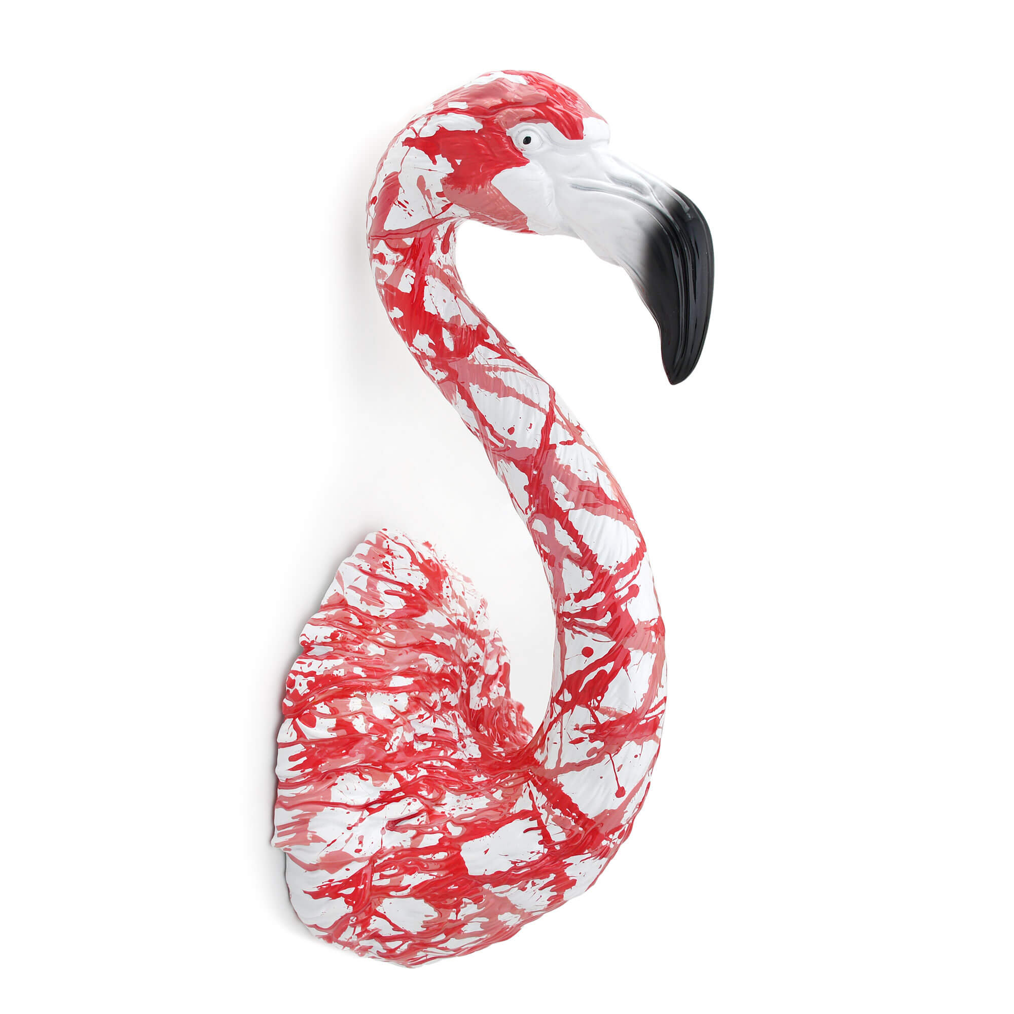Adm - Skulptur aus Harz 'Flamingo' Arte dal mondo vista0