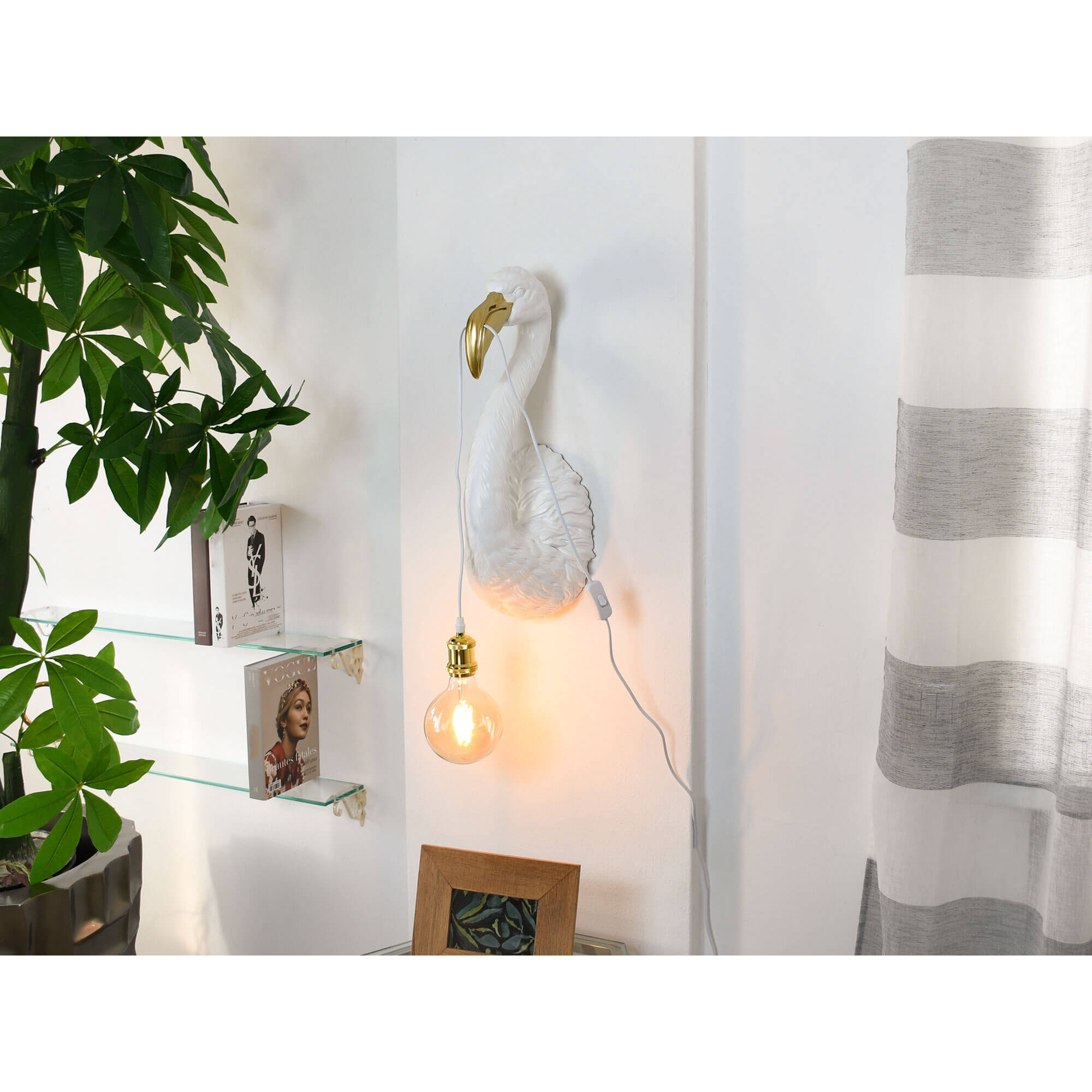 Adm - Lampe 'flamingo' Arte dal mondo vista3