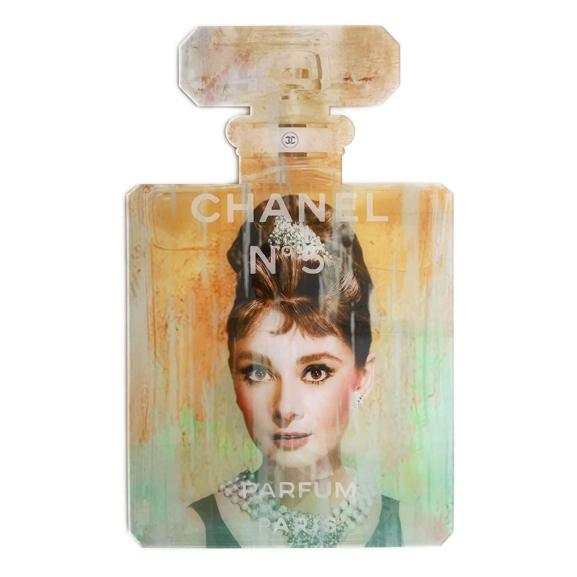 Adm - Druck auf Plexiglas 'Hommage an Audrey Hepburn' Arte dal mondo vista0