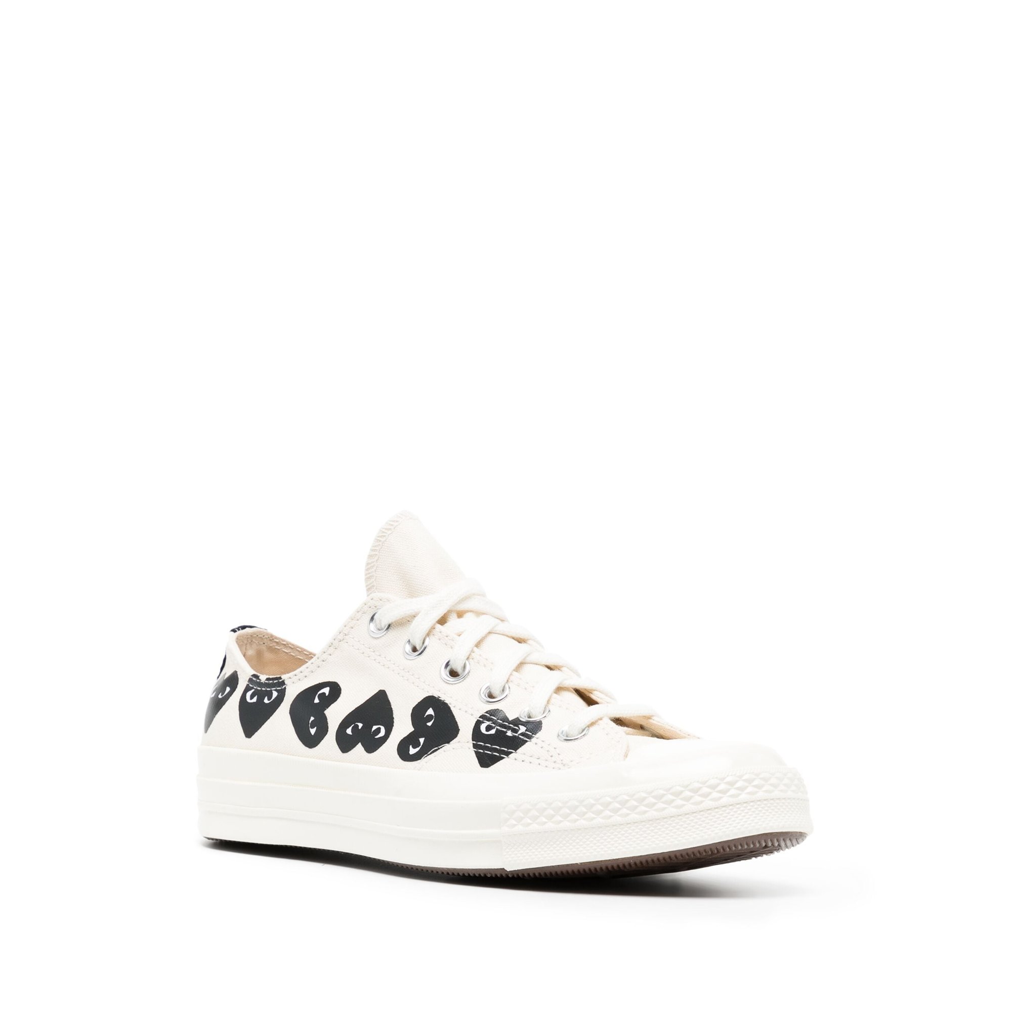 Multi Heart Ct70 Low Top P1k126white Comme des Garçons Play vista1