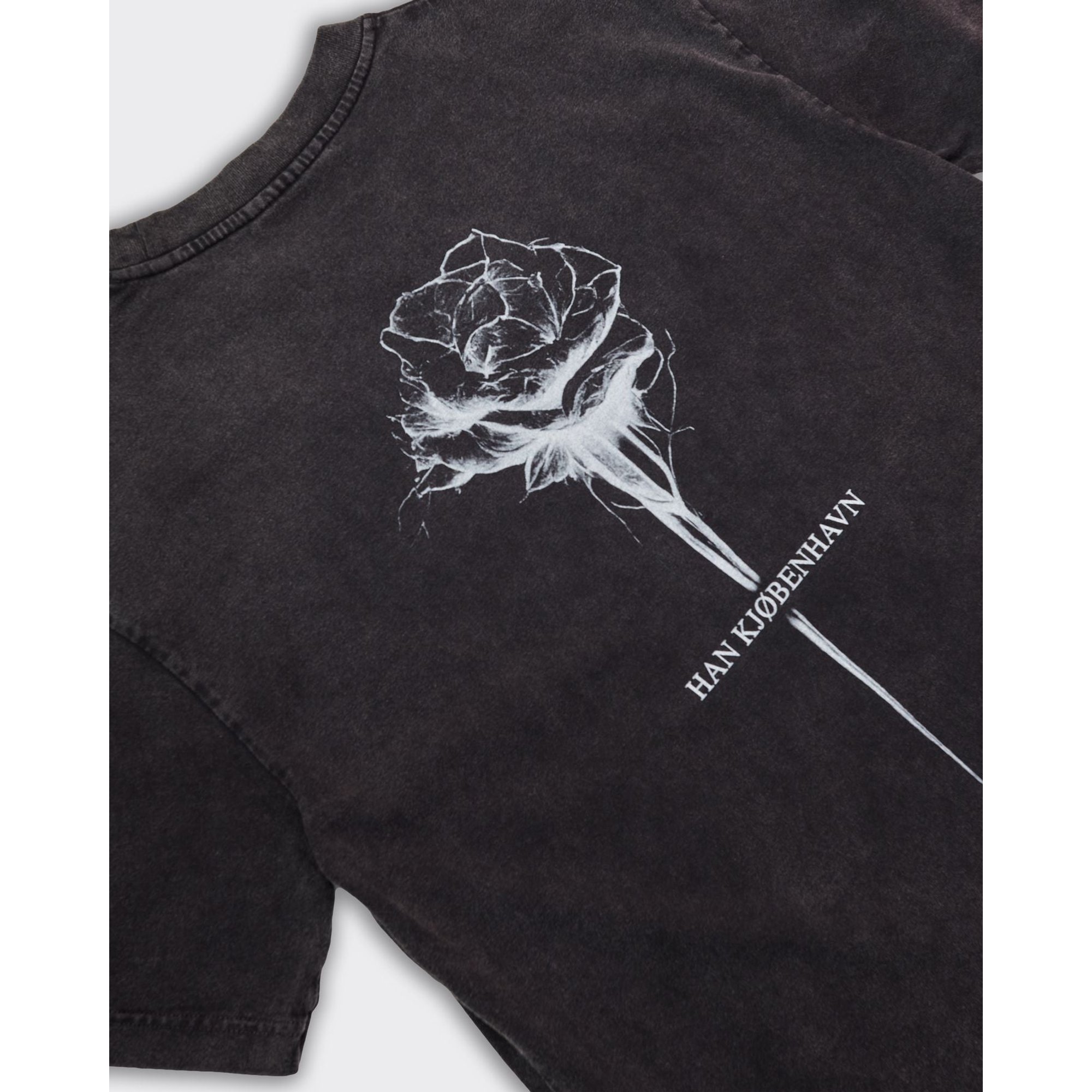 T-shirt Boxy Rose Gris Foncé Han Kjøbenhavn vista1