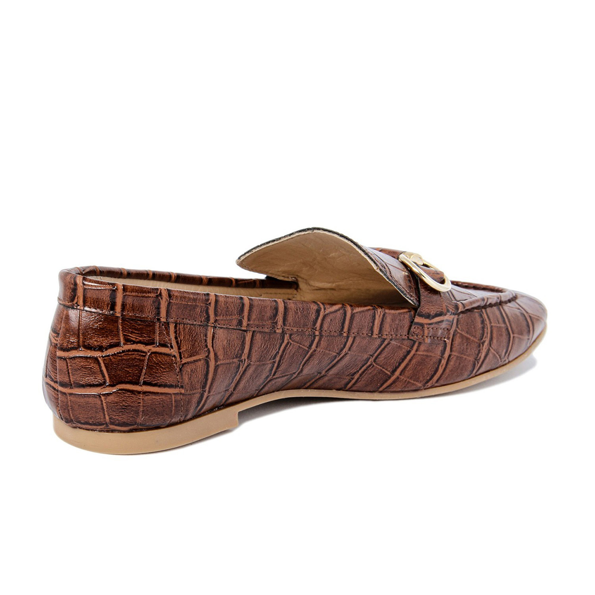 Classic model loafer in cognac color Fashion Attitude vista2