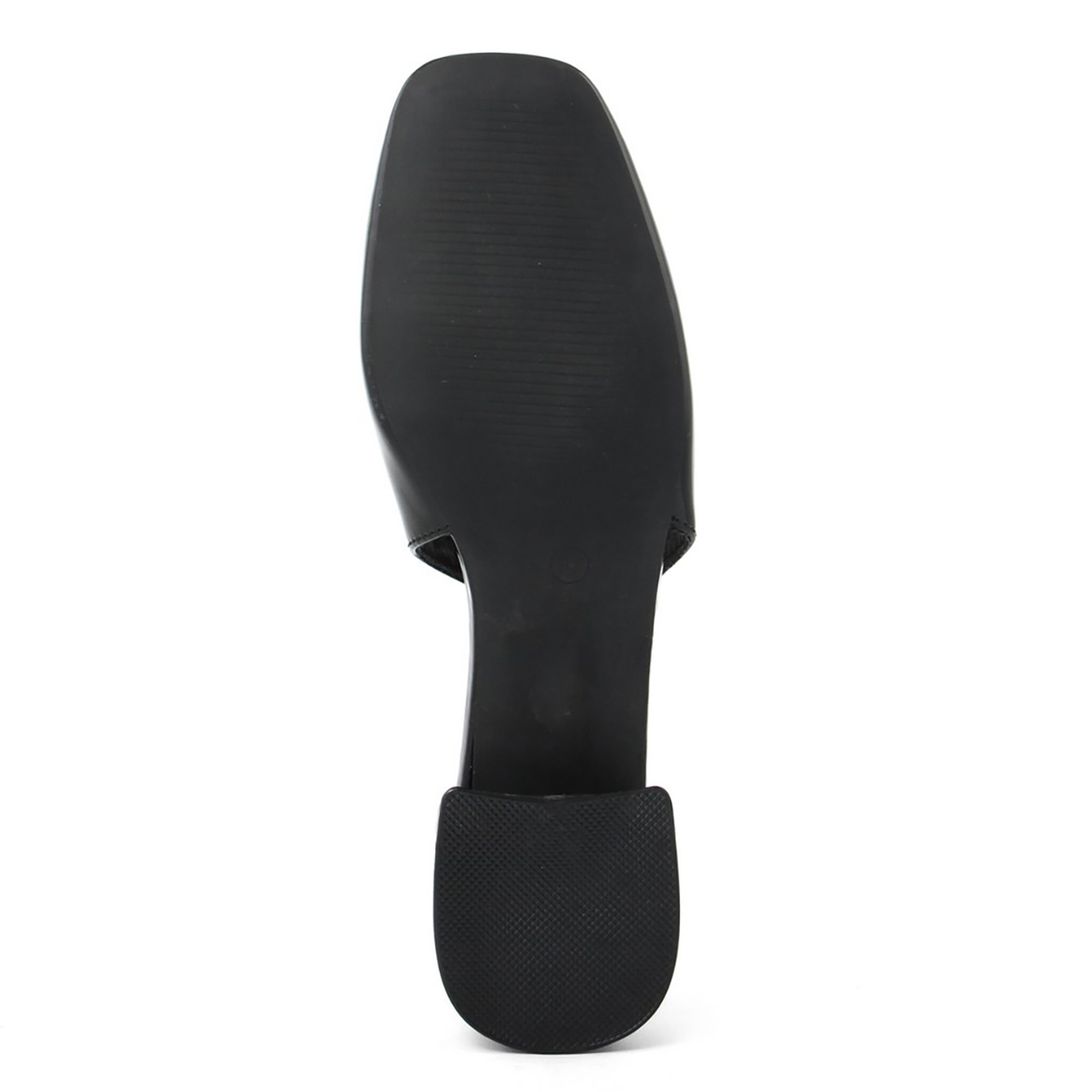 Mary-jane con punta quadrata e tacco rettangolare colore nero Fashion Attitude vista3